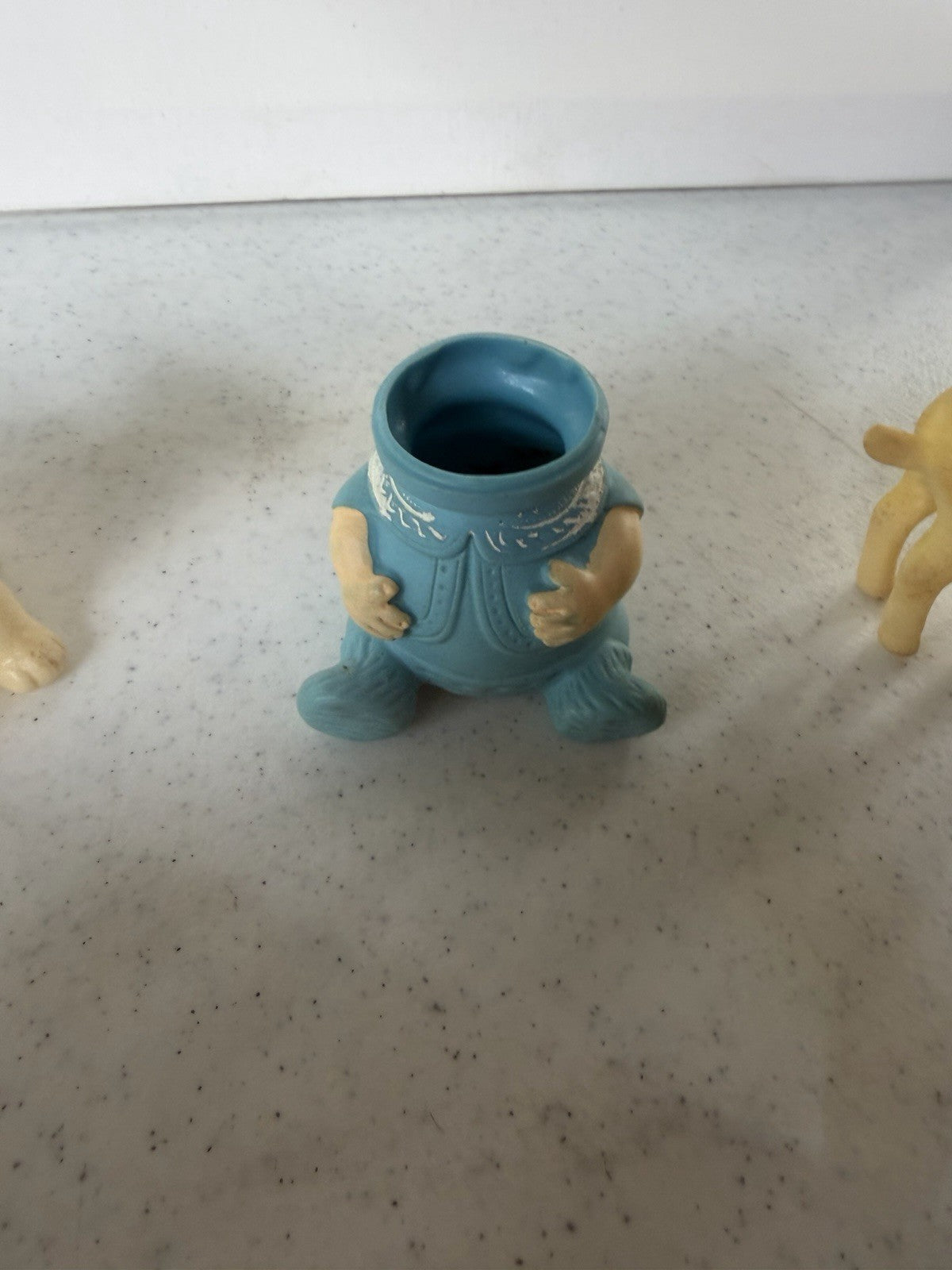 Vintage Rubber Squeaky Animal Toy Lot Pig Dog Lamb Bear Giraffe Retro