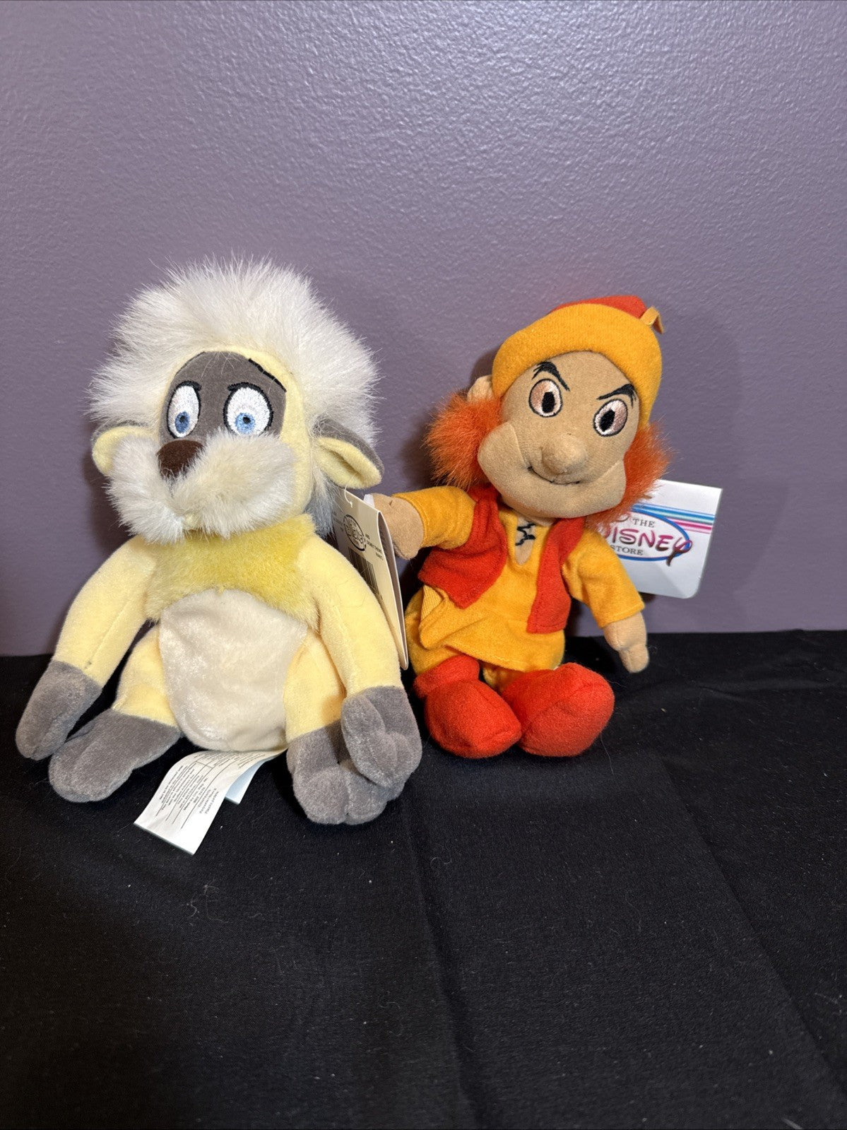 Disney Black Cauldron Gurgi Fair Folk Bean Bag Plush Lot NWT