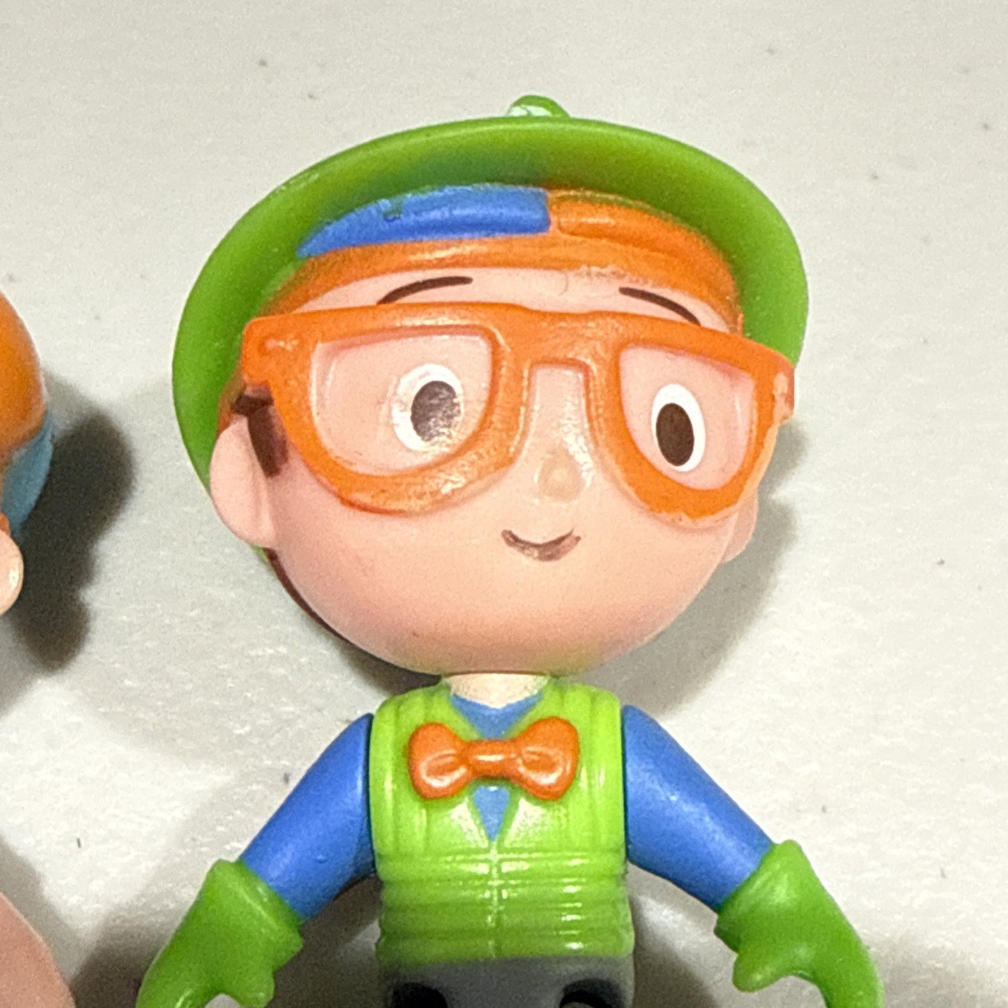 Blippi Toy Bundle Fire Truck & Recycling Worker Figure Lot Truck Sounds WORK