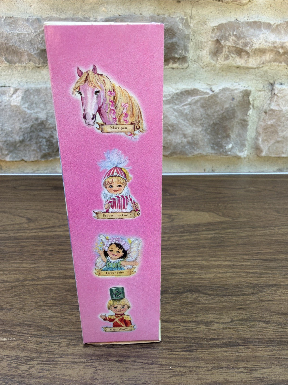 2001 Kelly Barbie Peppermint Girl Nutcracker Doll Blonde New in Box