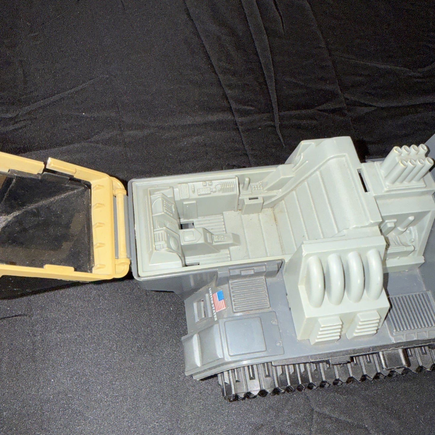 Vintage GI Joe Thunderclap Vehicle 1989 Hasbro with Figure Incomplete