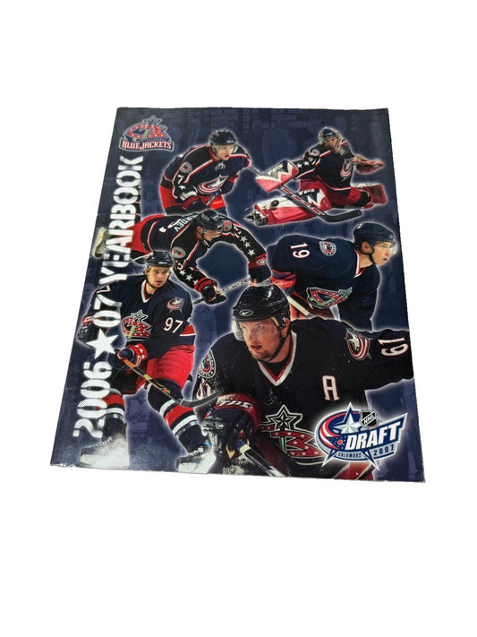 2006-07 Columbus Blue Jackets NHL Hockey Yearbook Program Vintage Draft Edition