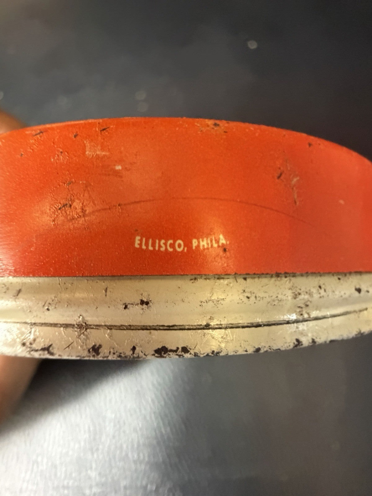 Vintage Plymouth Plastic Electrical Tape Tin Ellisco Canton Mass Advertising