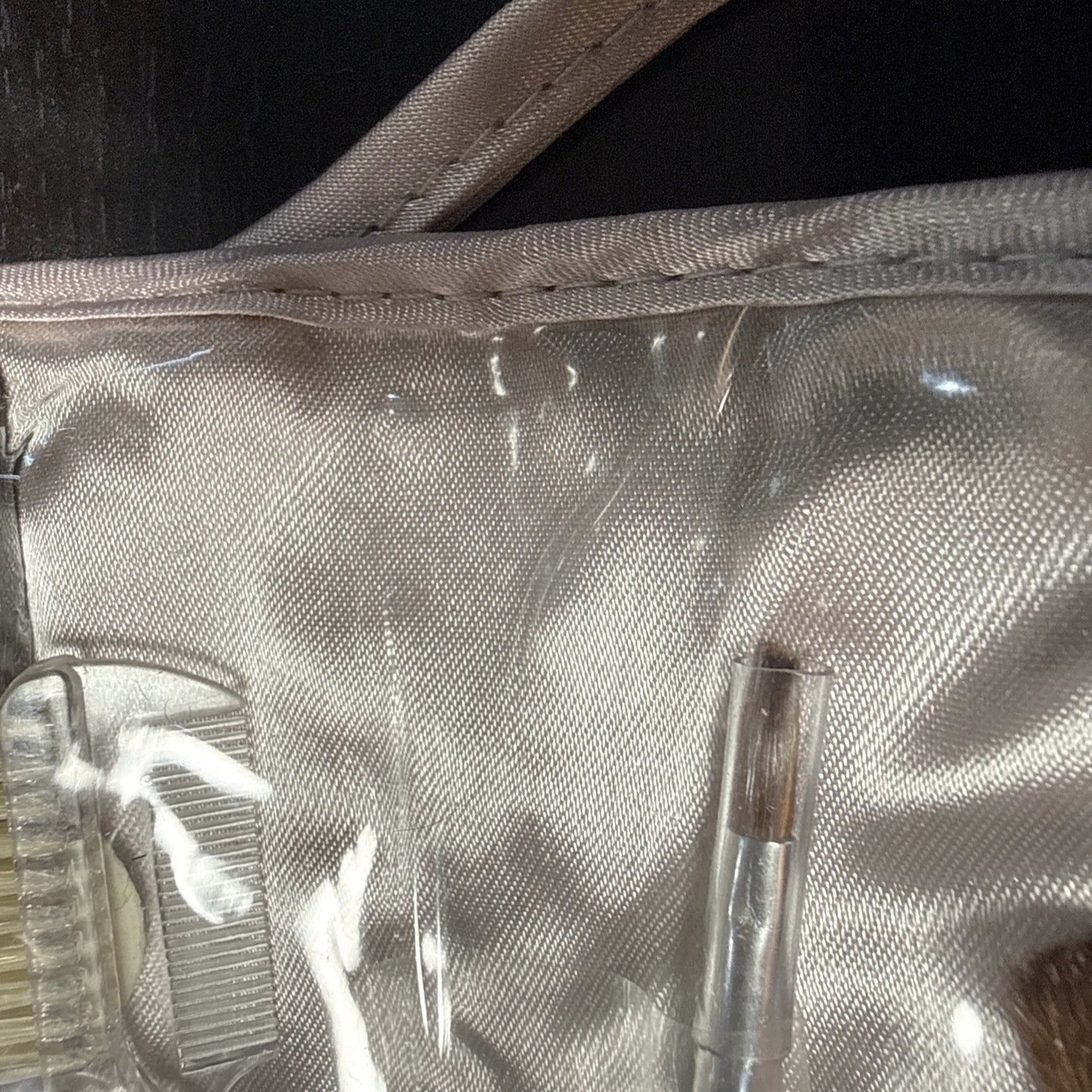 VINTAGE 1989 exclusive Godinger Silver BRUSH SET 6pc w/carrying pouch