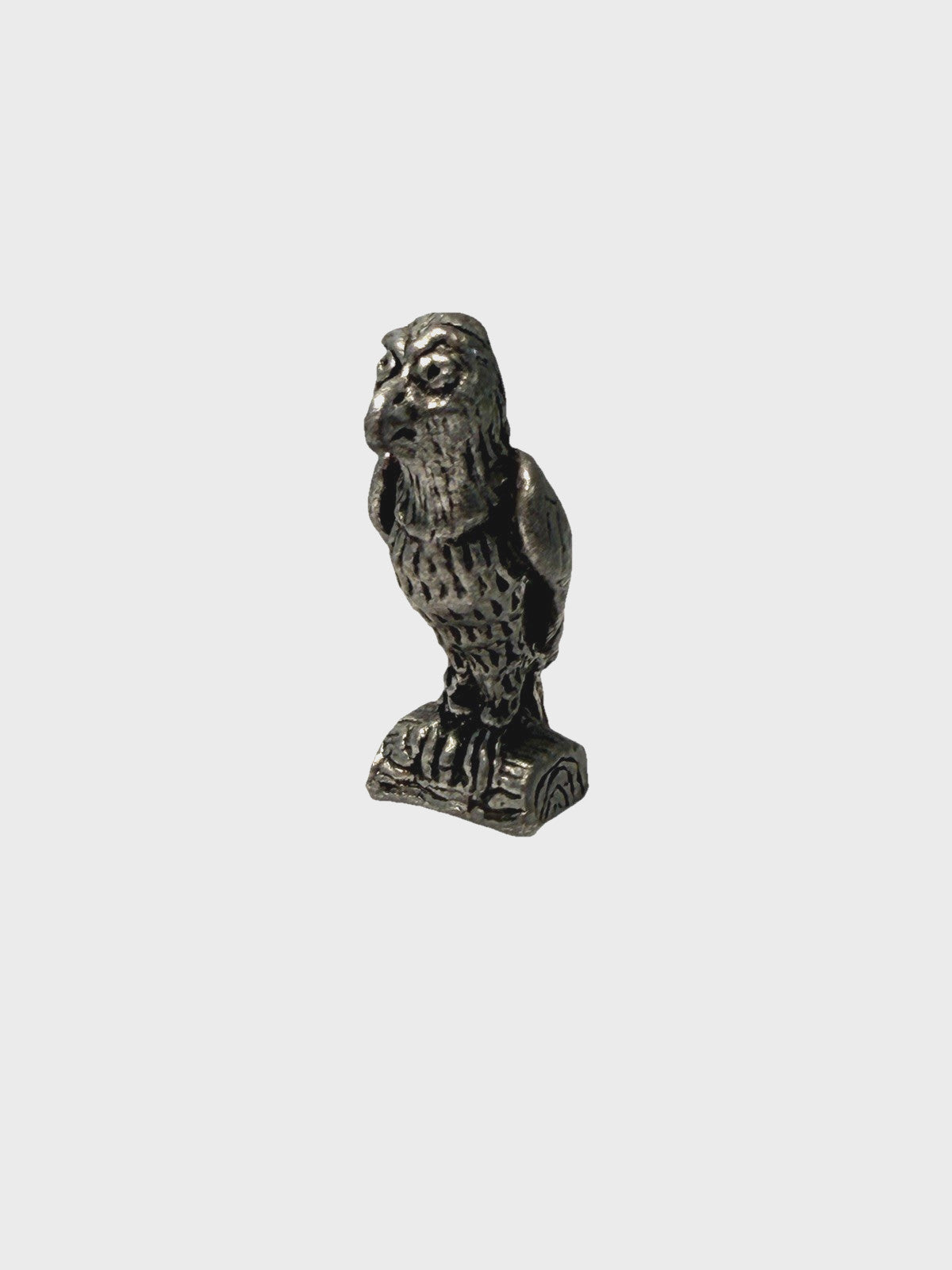 Vintage Miniature Pewter Eagle Hawk Bird Figurine