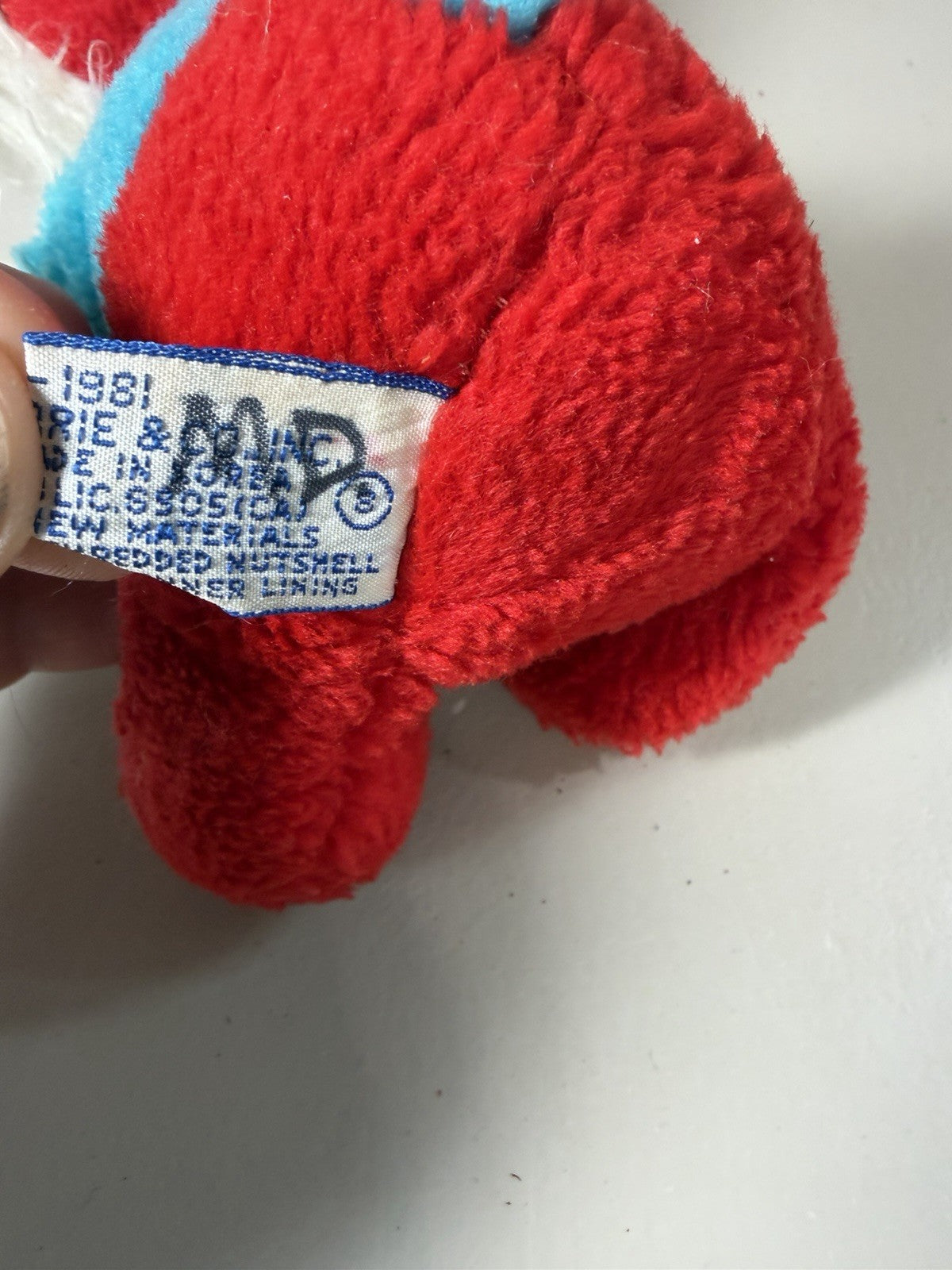 Vintage Smurfs Plush Toys Wallace Berrie 1981 Smurfette Papa Smurf Lot of 6