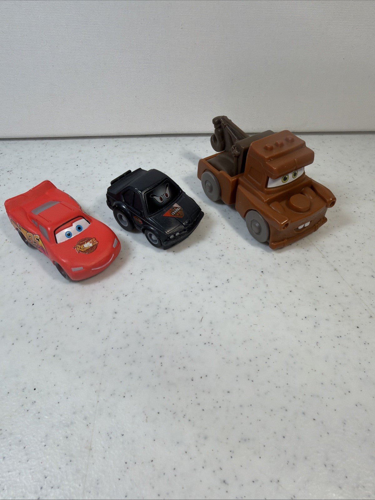 Disney Pixar Cars Toy Lot Of 6 Lightning McQueen Mater Sally Wingo Flo Boost