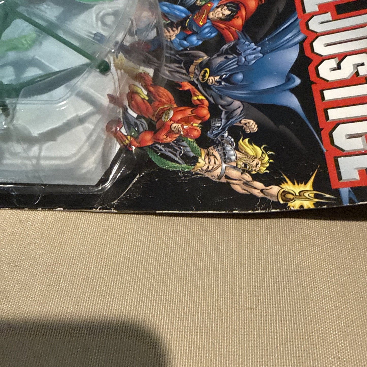 DC Comics Total Justice Green Arrow Figure Kenner Mega Longbow 1996 Sealed