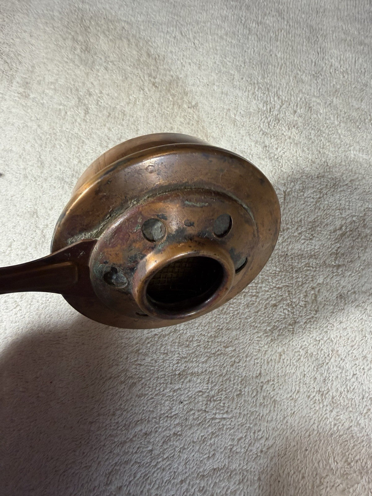 Vintage Copper Fondue Burner Chafing Dish Pot Replacement Heating Base