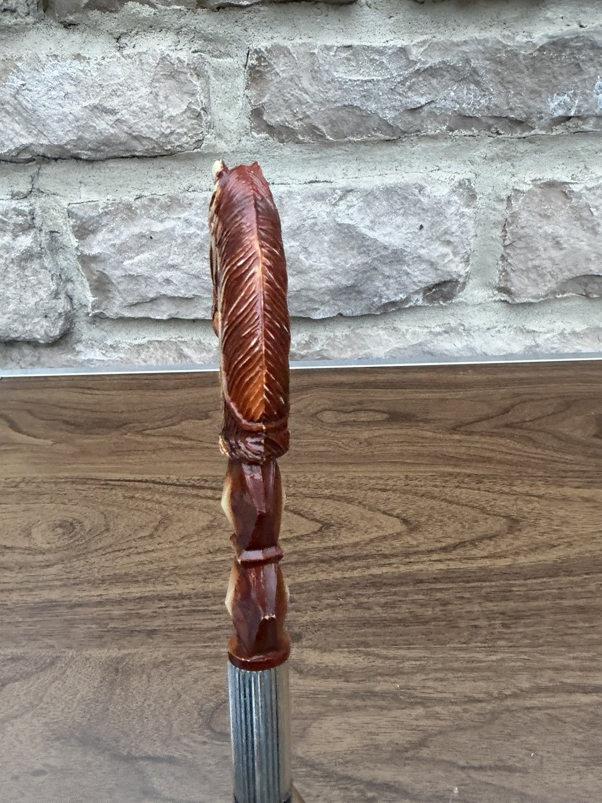 Vintage Horse Head Shoe Horn 12" Plastic Boot Dressing Aid