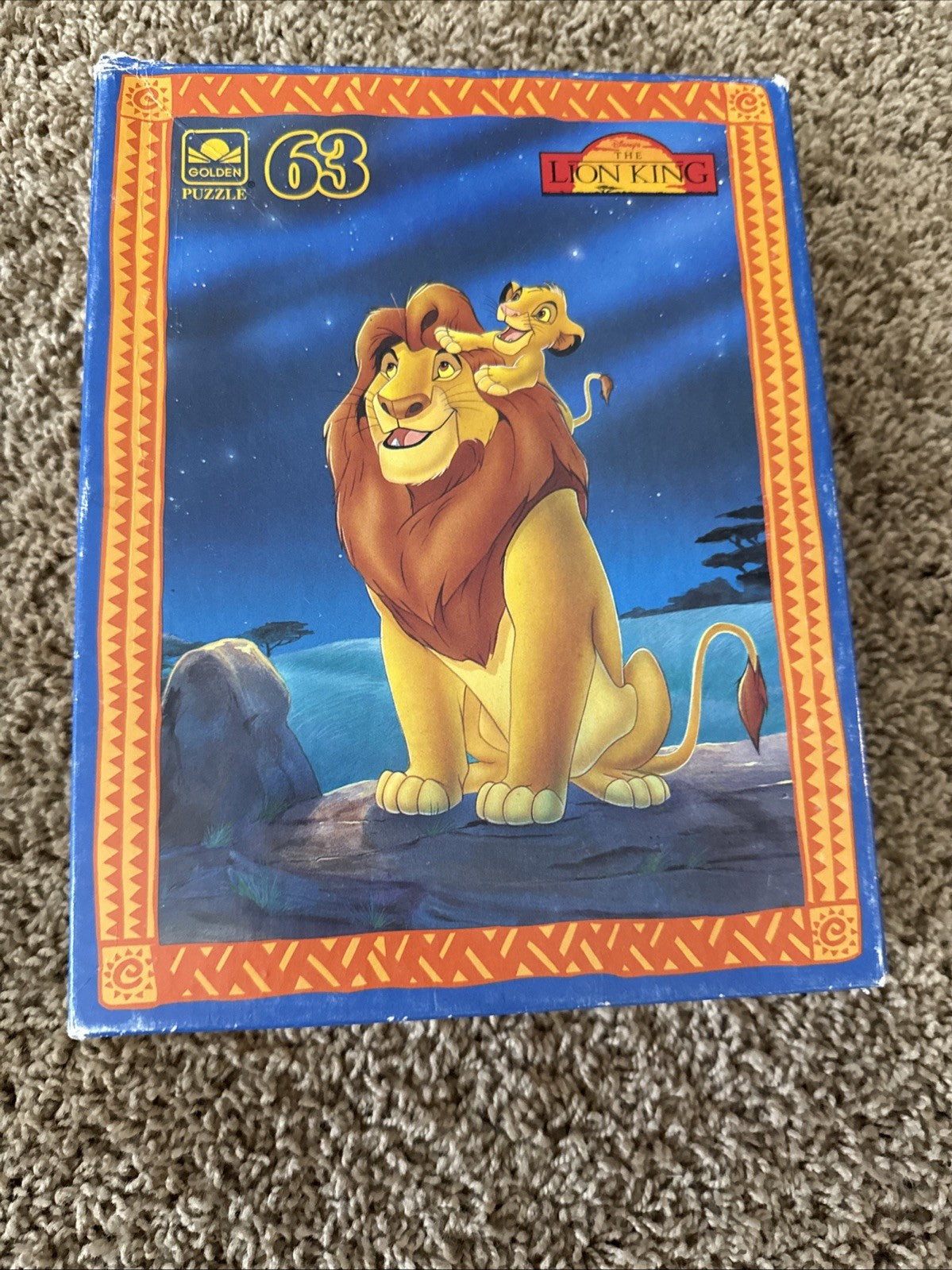 Kids Puzzle Bundle Disney Moana Lion King Spider Man TMNT Lot of 5 Puzzles