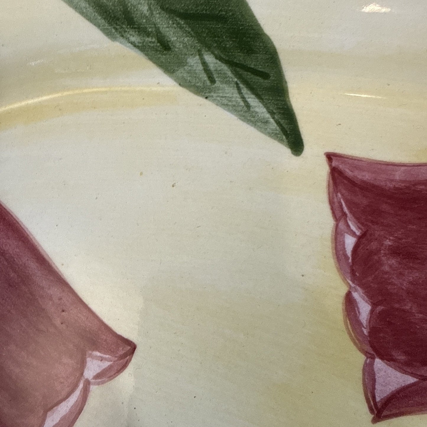 Laurie Gates Oval Ceramic Large Serving Platter 23 1/2" x 8 1/2" Tulips