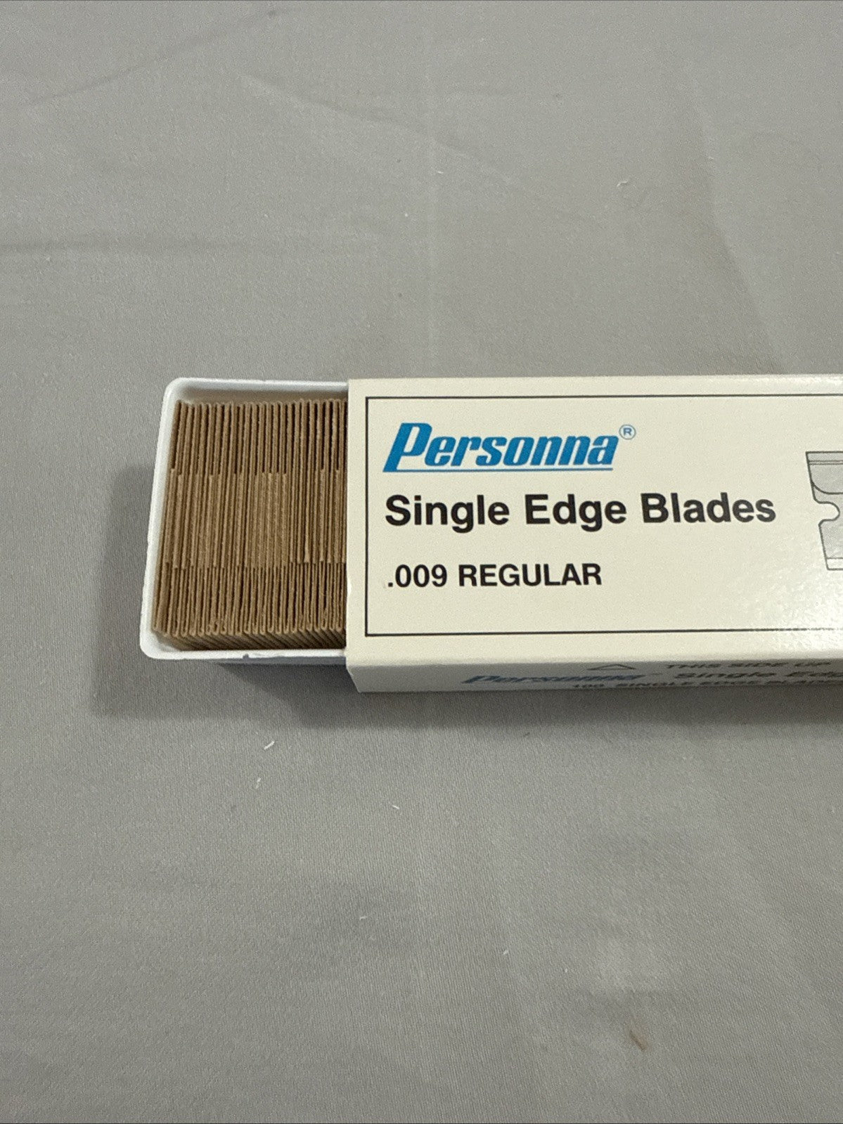 Personna Single Edge Razor Blades 100-ct  .009 regular Surgical Carbon Steel