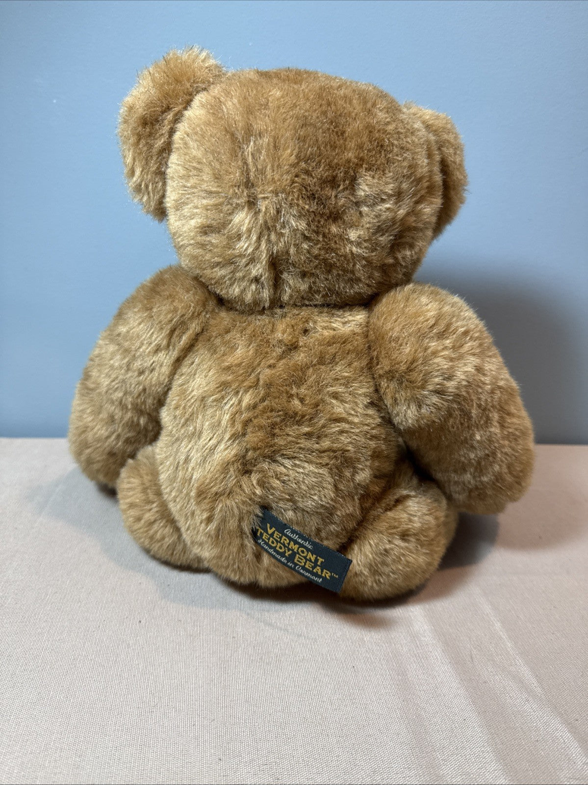 Vintage Vermont Teddy Bear Fully Jointed Plush Bear 16 Inch 1990s Brown