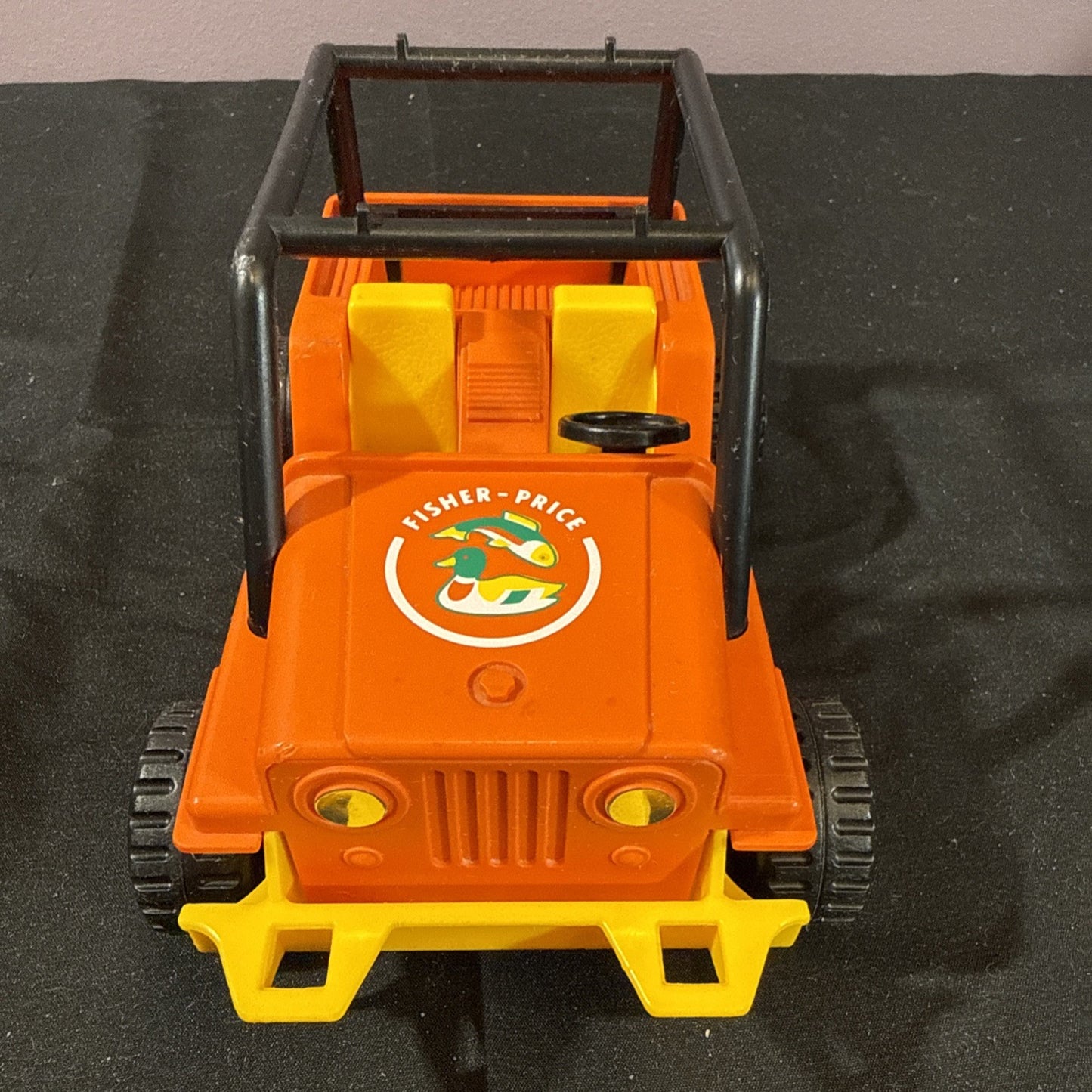 Vintage 1977 Fisher Price Adventure Northwoods Trailblazer Jeep Canoe + Kayak