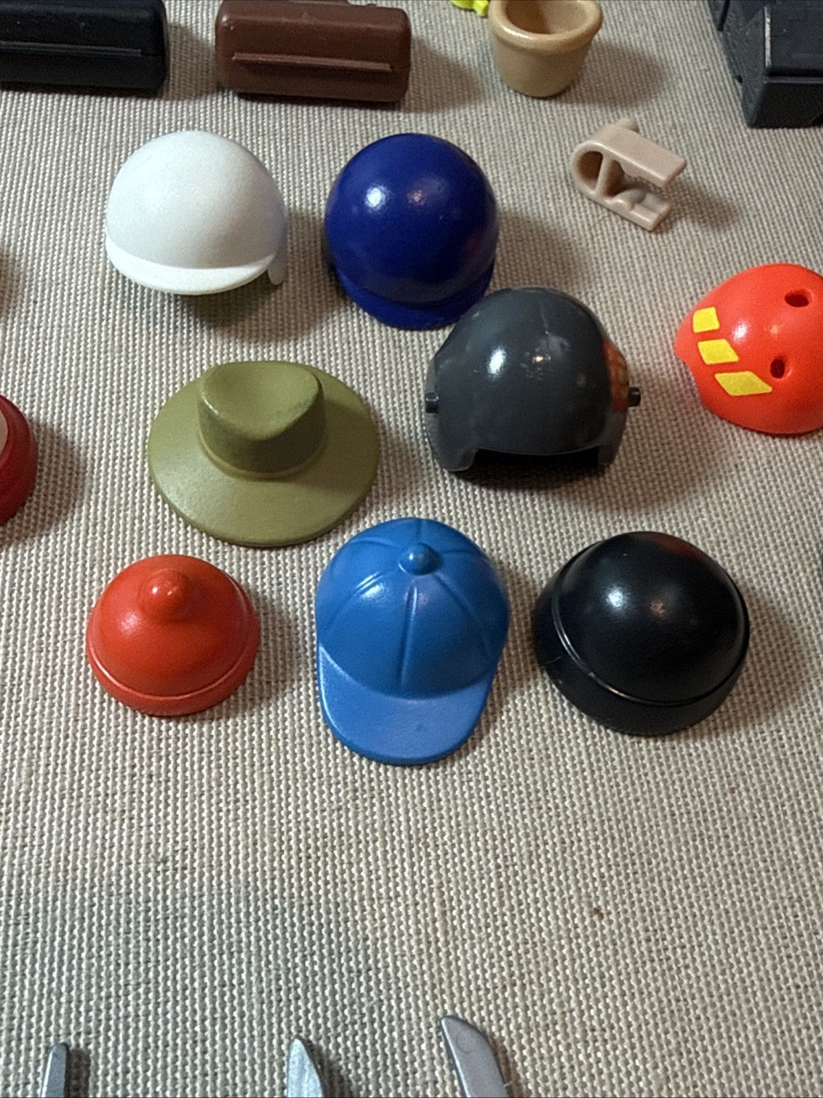 Vintage Playmobil Accessories Lot 100+ Pieces Weapons Tools Furniture Animal