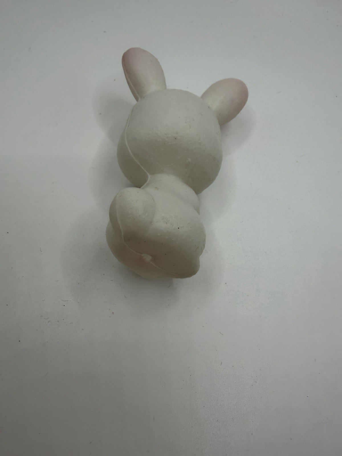 Vintage Flocked Easter Bunny Chick Mini Hat Figurines Diorama Plastic Mouse Lot
