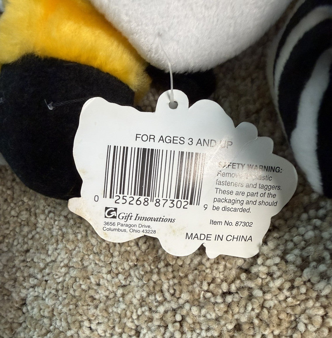 Vintage Gift Innovations Bean Sprouts Plush Lot 6 Animals With Tags 1990s