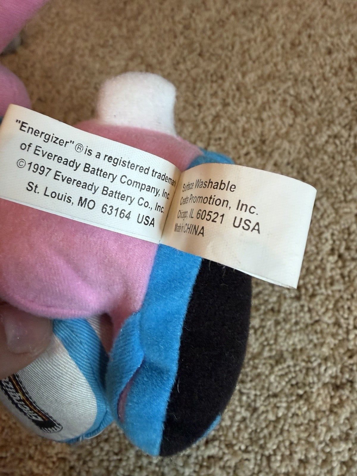 Plush Toy Lot 6 Dinosaur Elephant Halloween Sock Monkey Rat Dino Energizer Bunny