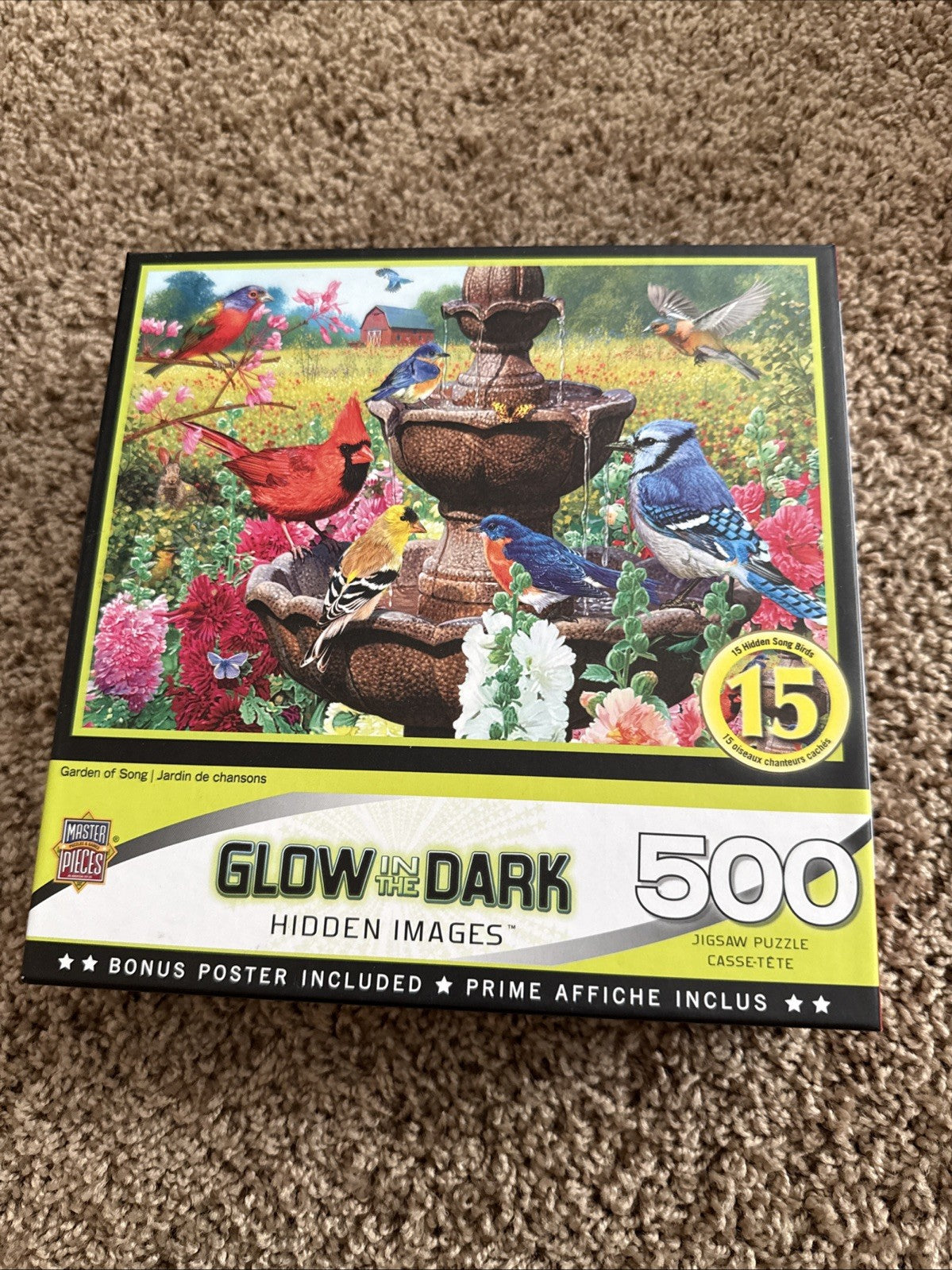 Lot Of 2 Bird Puzzle Lot of 10 100pc 300pc 500pc New in Box + Glow In Dark 500pc