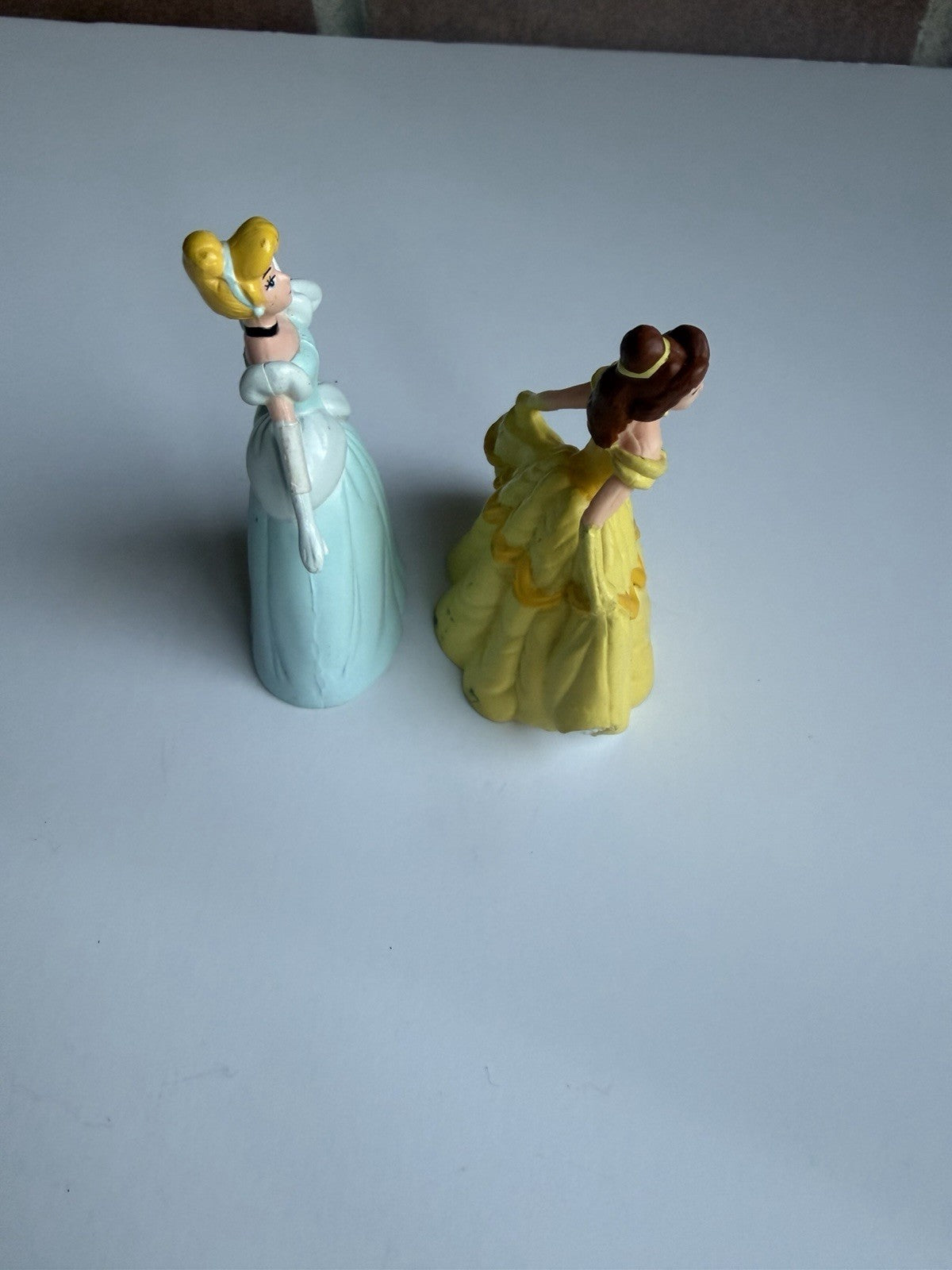 Vintage Disney Applause Cake Topper Figure Lot Belle Cinderella 2 Piece