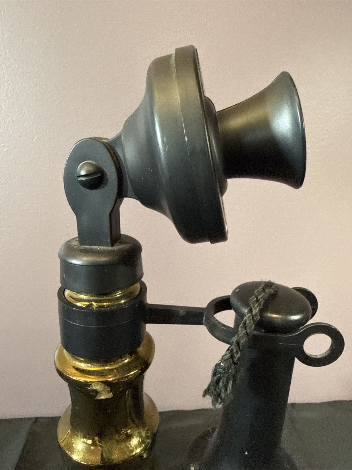 Western Electric 1897 Candlestick Telephone Jim Beam Decanter - EMPTY