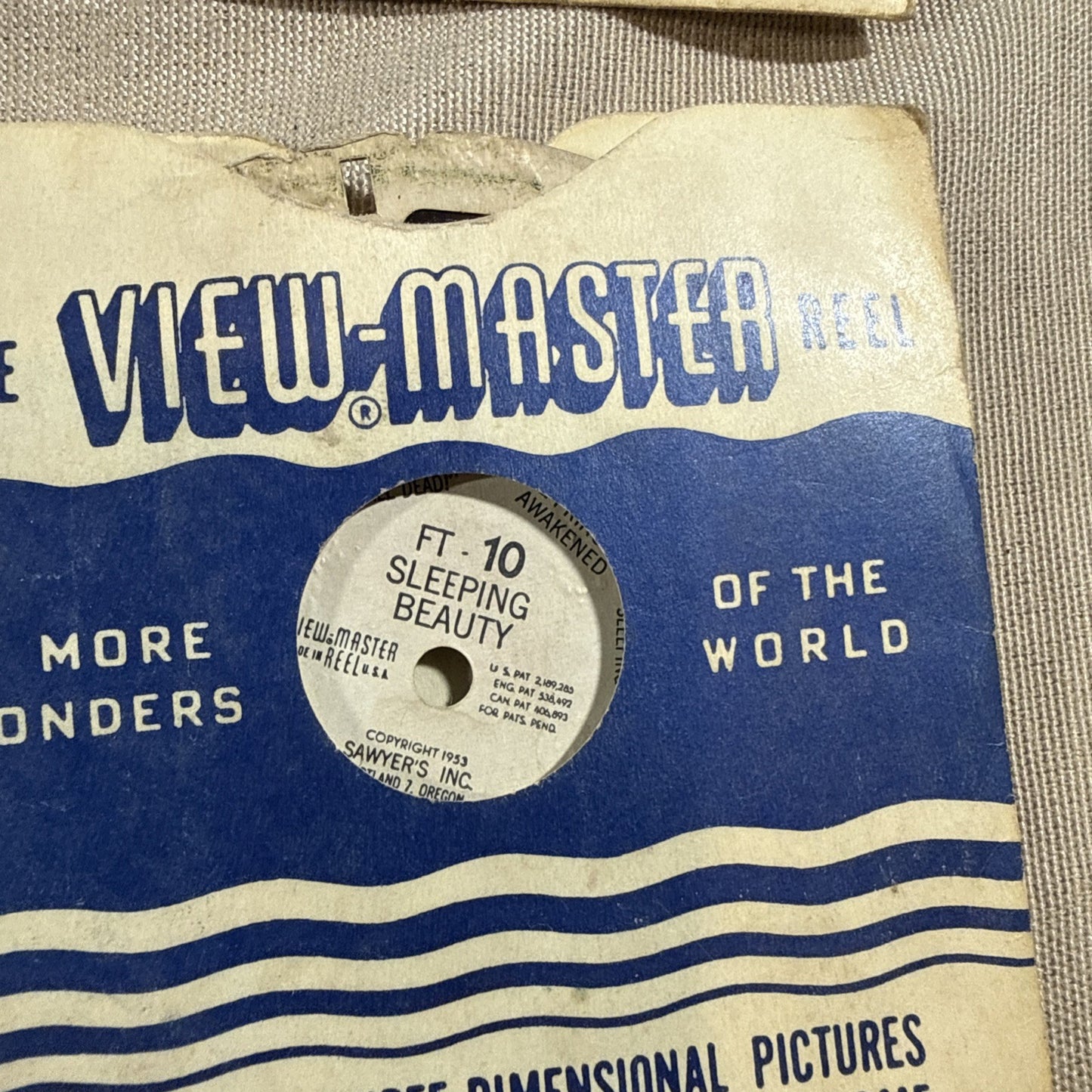 Vintage 1950s Sawyers View Master Reel Lot 3 Viewers + 31 Reels + cases