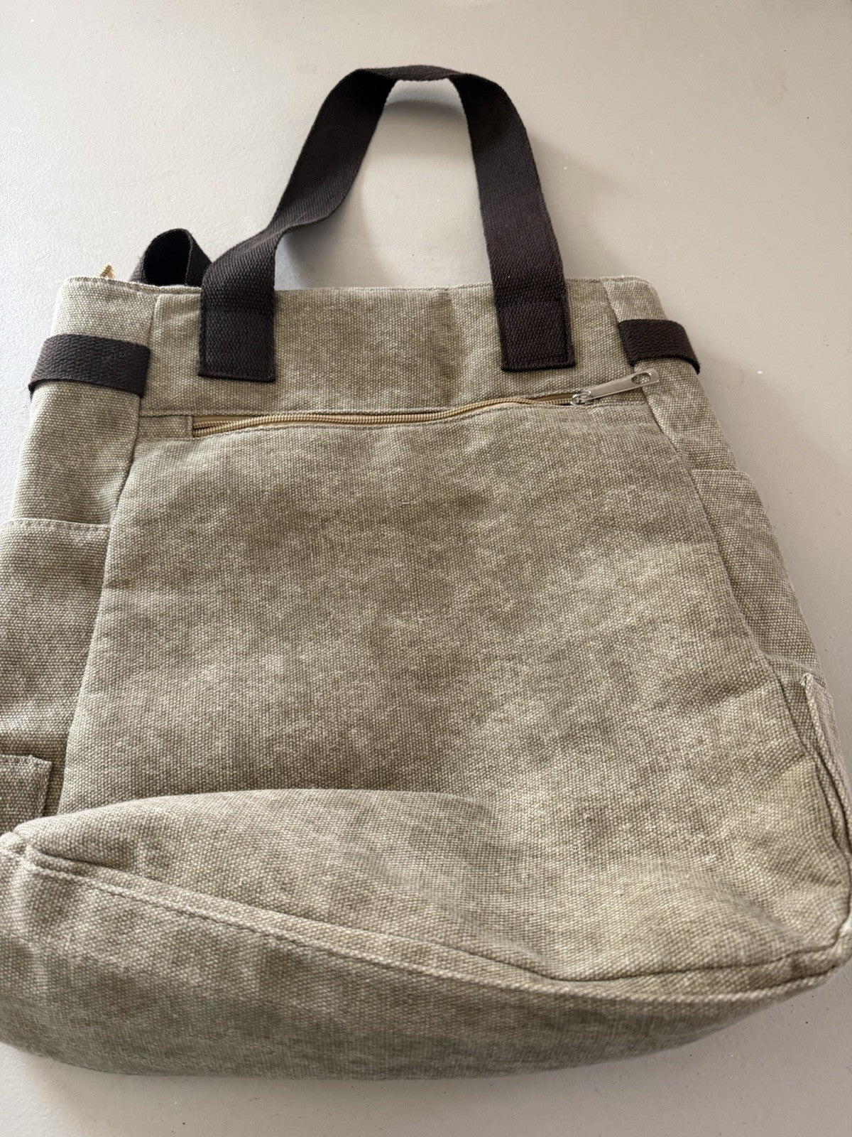 Kaukko Canvas Cat Tote Bag Furry Cat Design Spacious Handbag