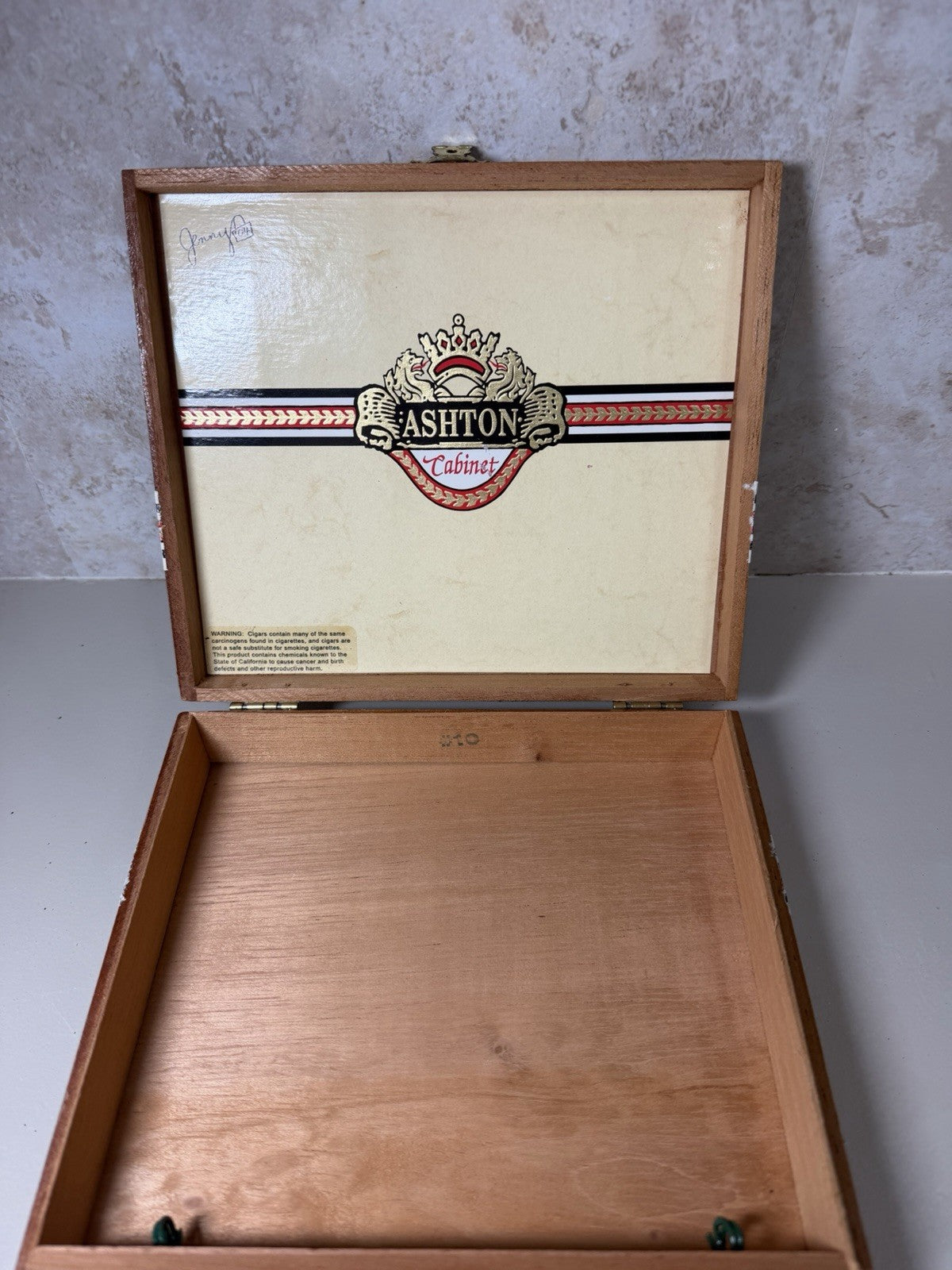 Ashton Cabinet No 3 Vintage Wood Cigar Box Purse Beaded Handle Limited Edition