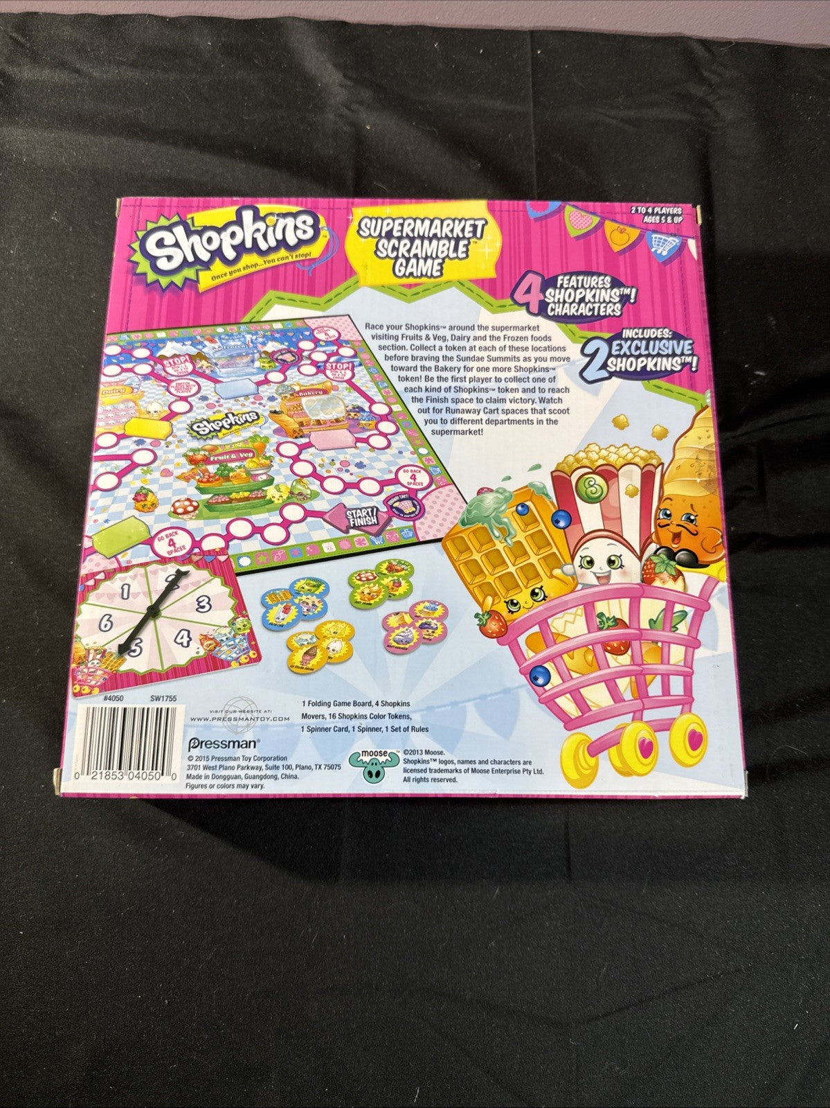Shopkins Supermarket Scramble Game w Exclusive Figures