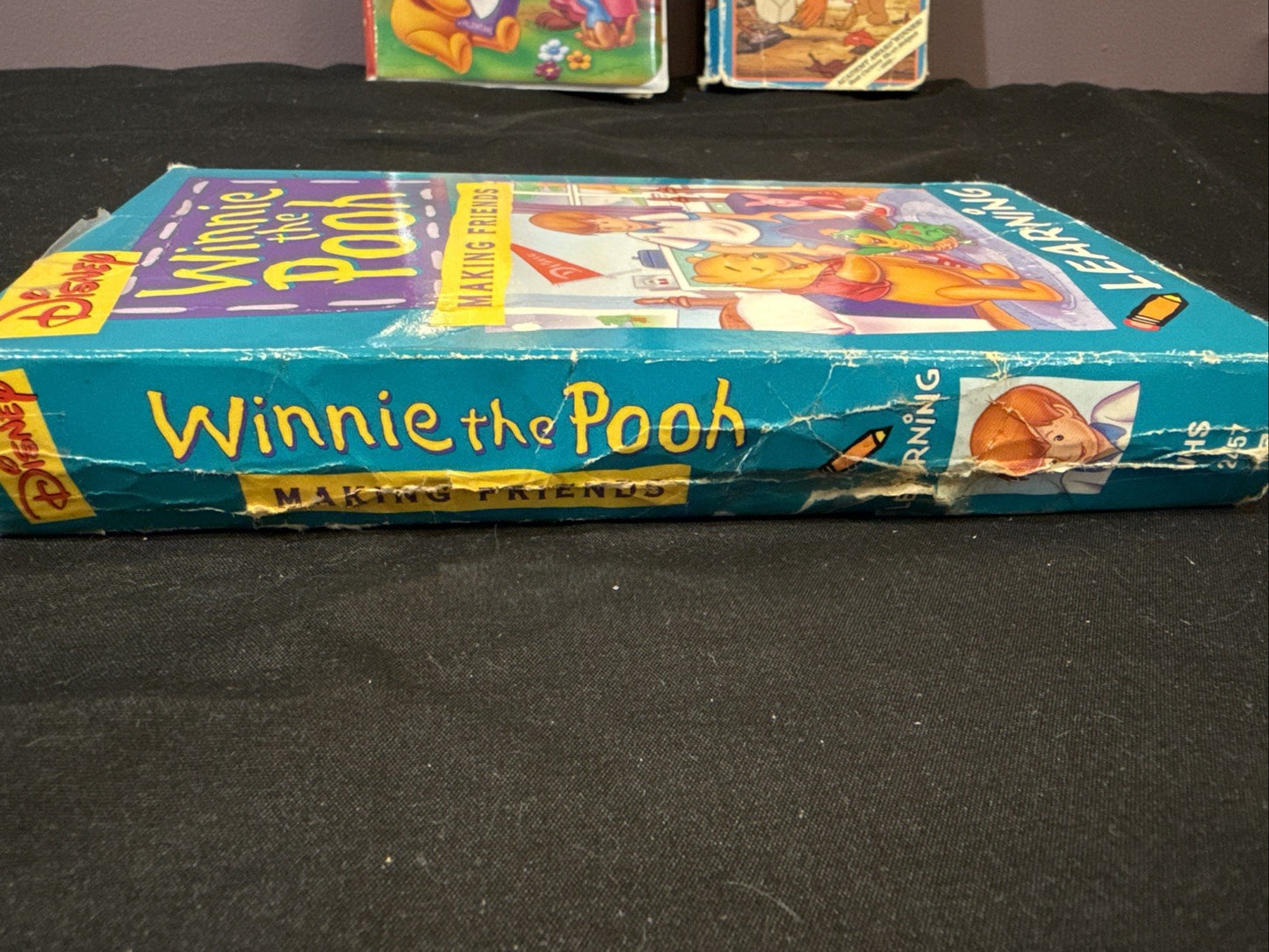 Winnie the Pooh VHS Lot 3 Disney Tapes Animated Classics UNTESTED