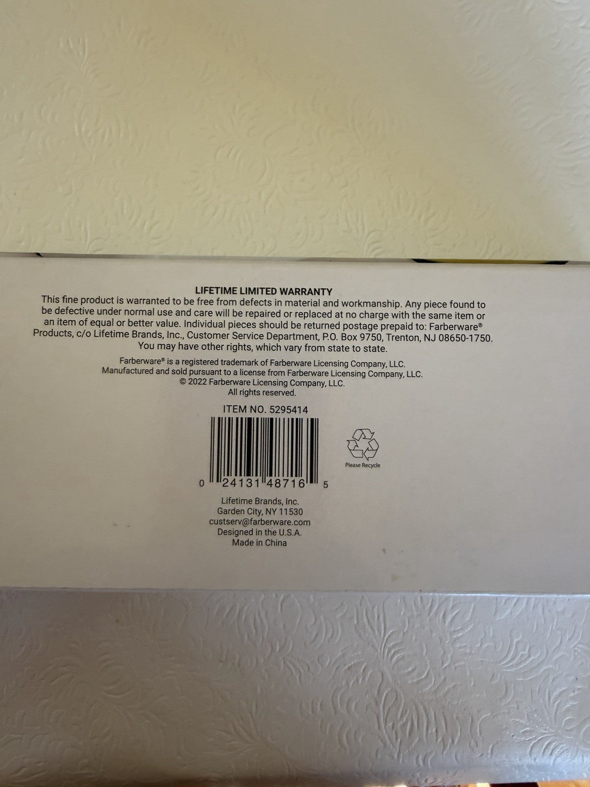 Farberware Classic Mandoline Slicer 3 Stainless Steel Blades New Open Box