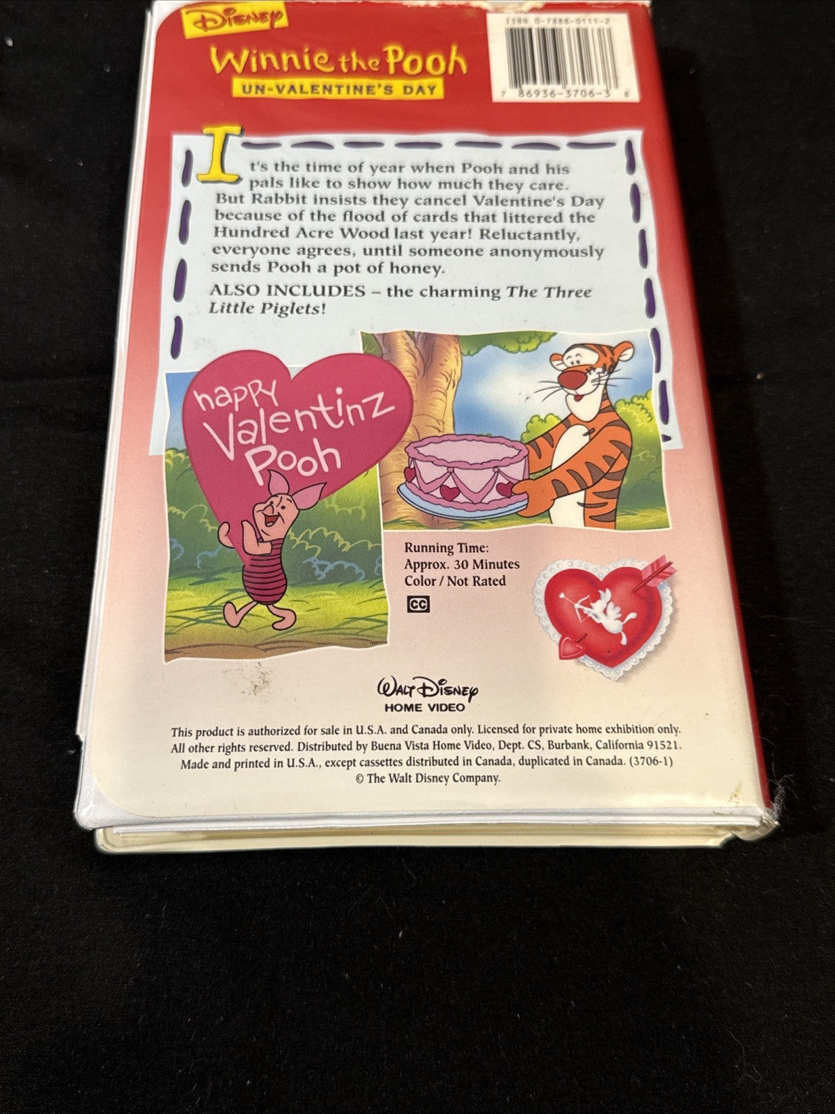 Winnie the Pooh VHS Lot 3 Disney Tapes Animated Classics UNTESTED