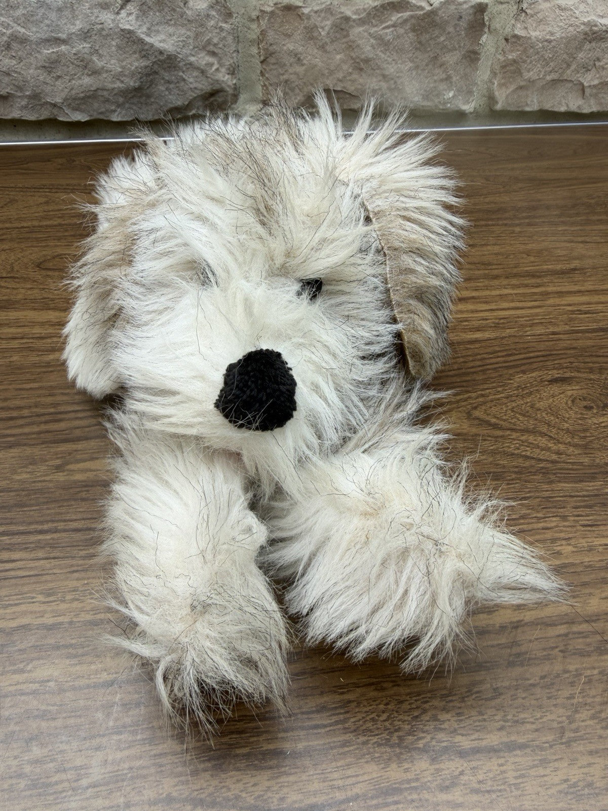 Vintage Animal Fair Puppet Plush Lot Walrus Tiger Shaggy Dog 5 Piece Set
