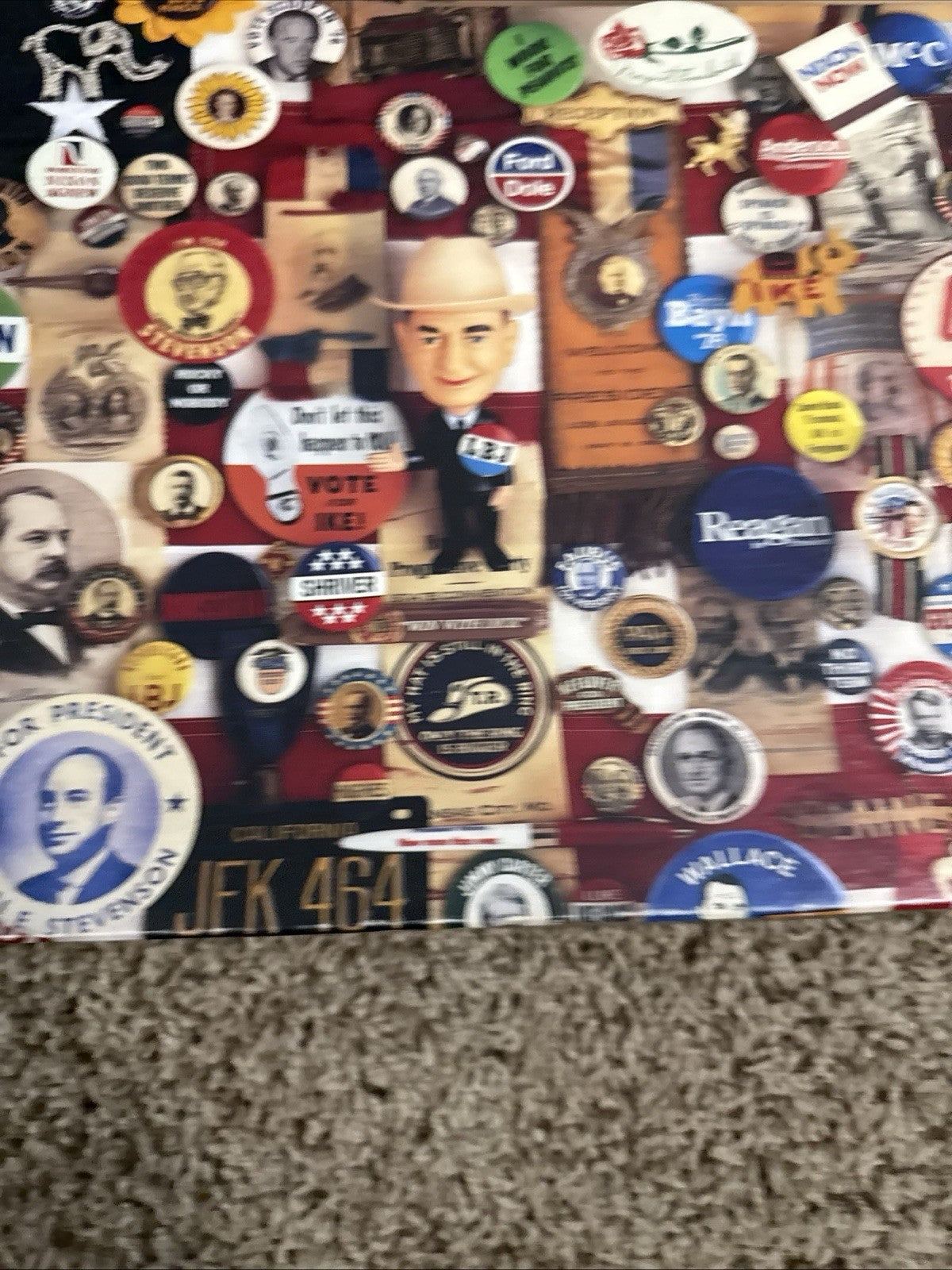 Vintage 1984 Springbok Pick A Winner Presidential Campaign 500 Pc Puzzle Used