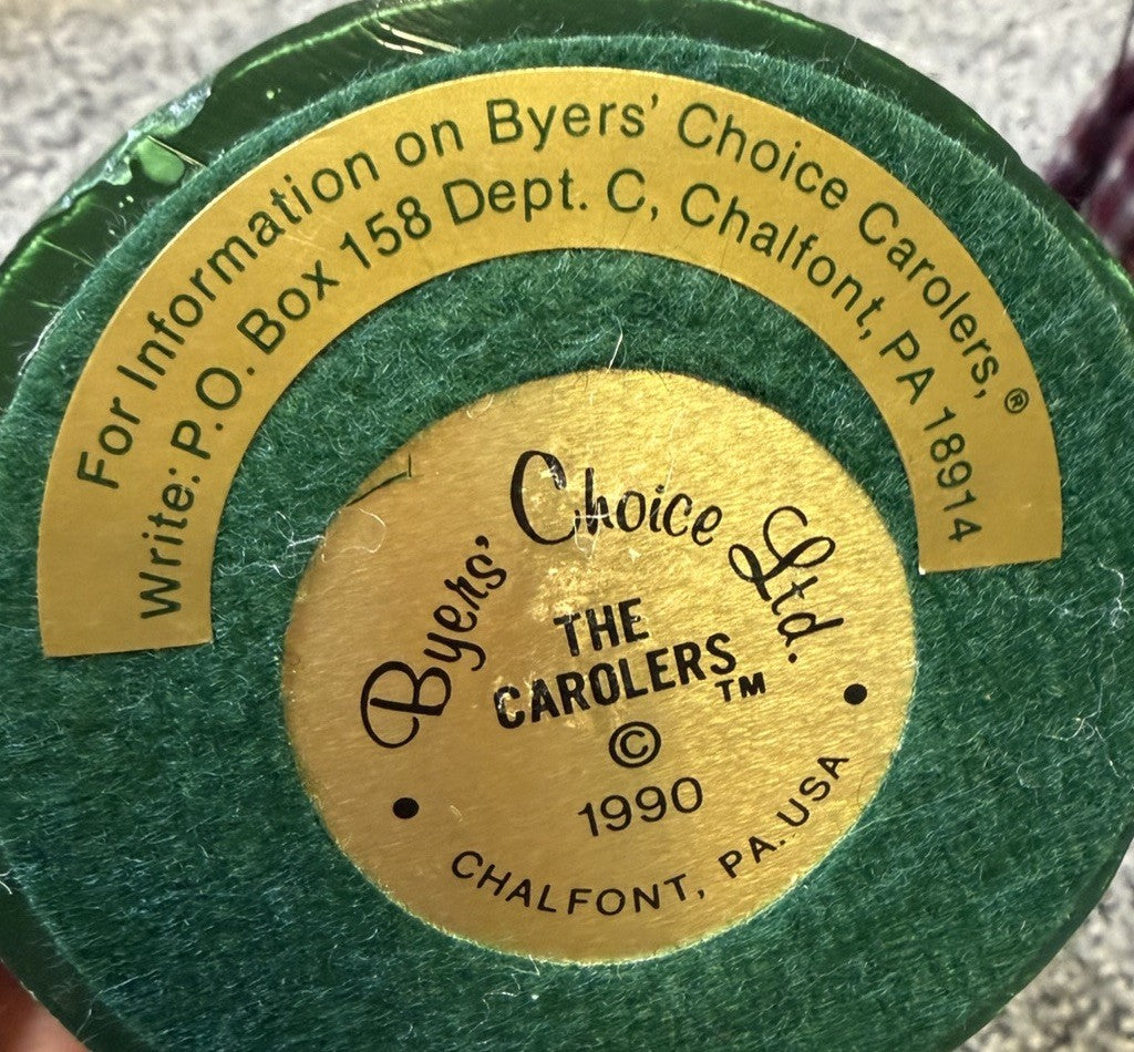 Vintage Byers Choice The Carolers Christmas Figurines Set of 6 w/ Holiday Boxes