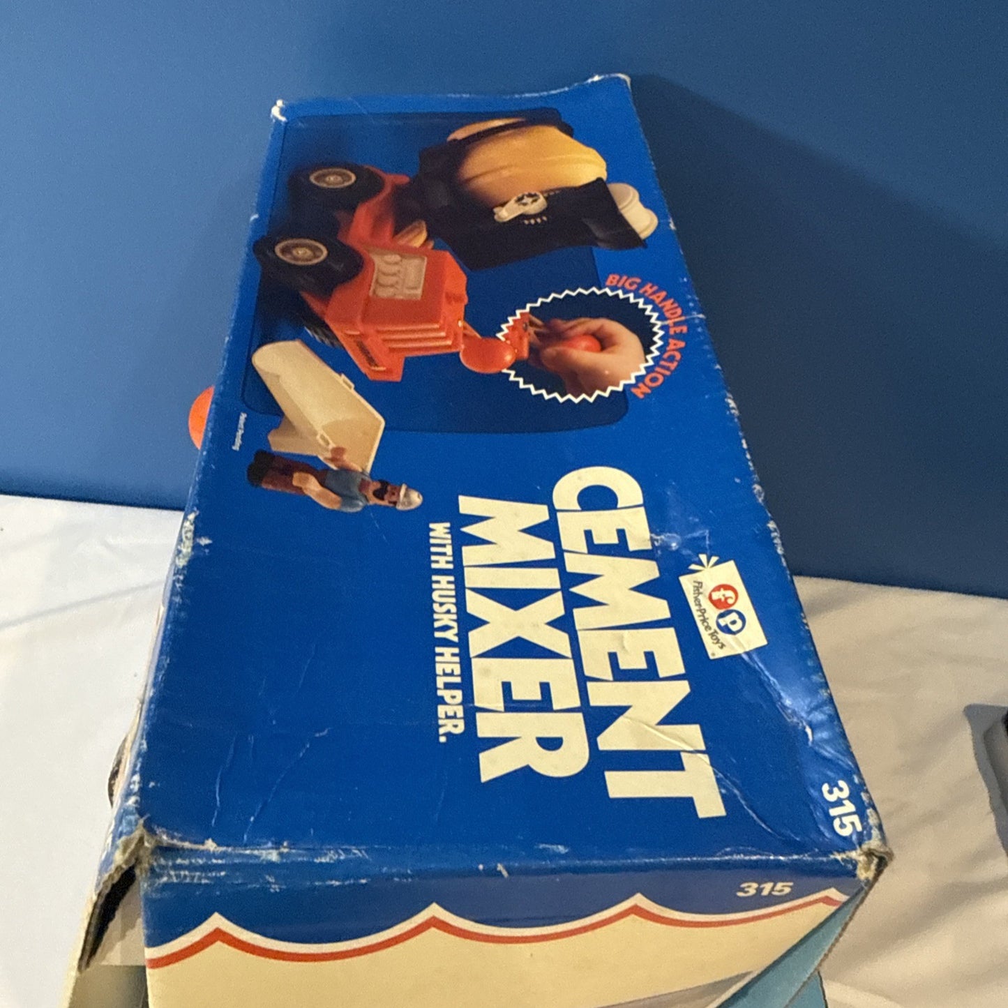Vintage Fisher Price 315 Cement Mixer Dump Truck 1978 Original Box Toy