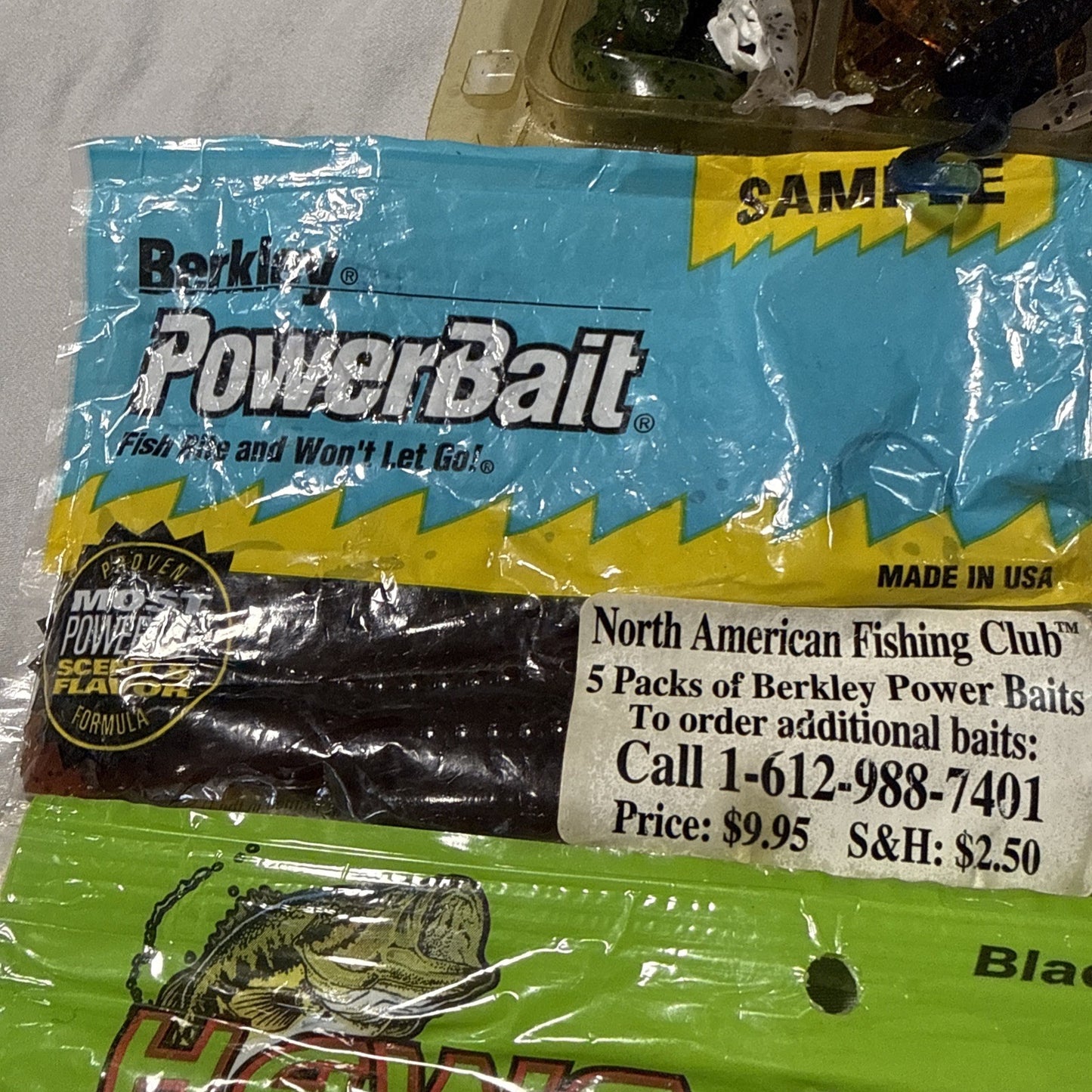 Lot of 11 Fishing Soft Plastic Worms Powerboat Assault Softbait