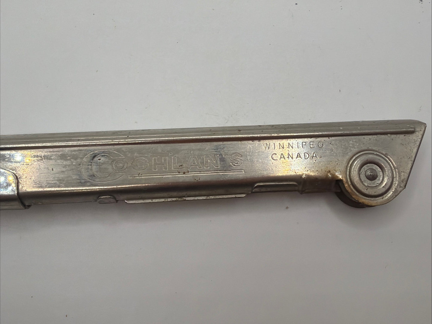 Vintage IMCO Flint Striker Sparker Stove Lighter Austria Blue Metal