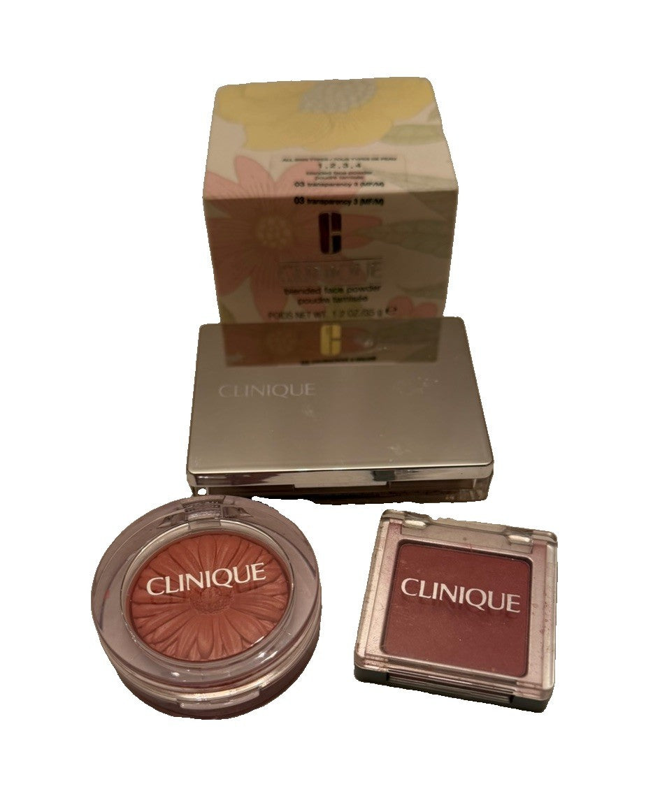 Clinique Face Powder Blushing Blush Cheek Pop Lot Sunset Glow Ginger Pop Makeup⁠