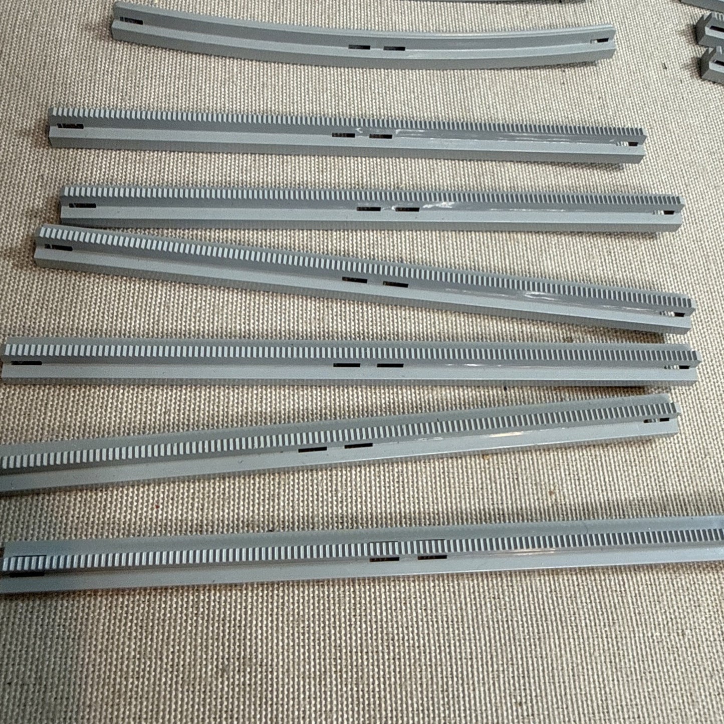 Vintage LEGO Train Track Lot 72 Pieces 4.5V Crossing Straight Curve Connectors