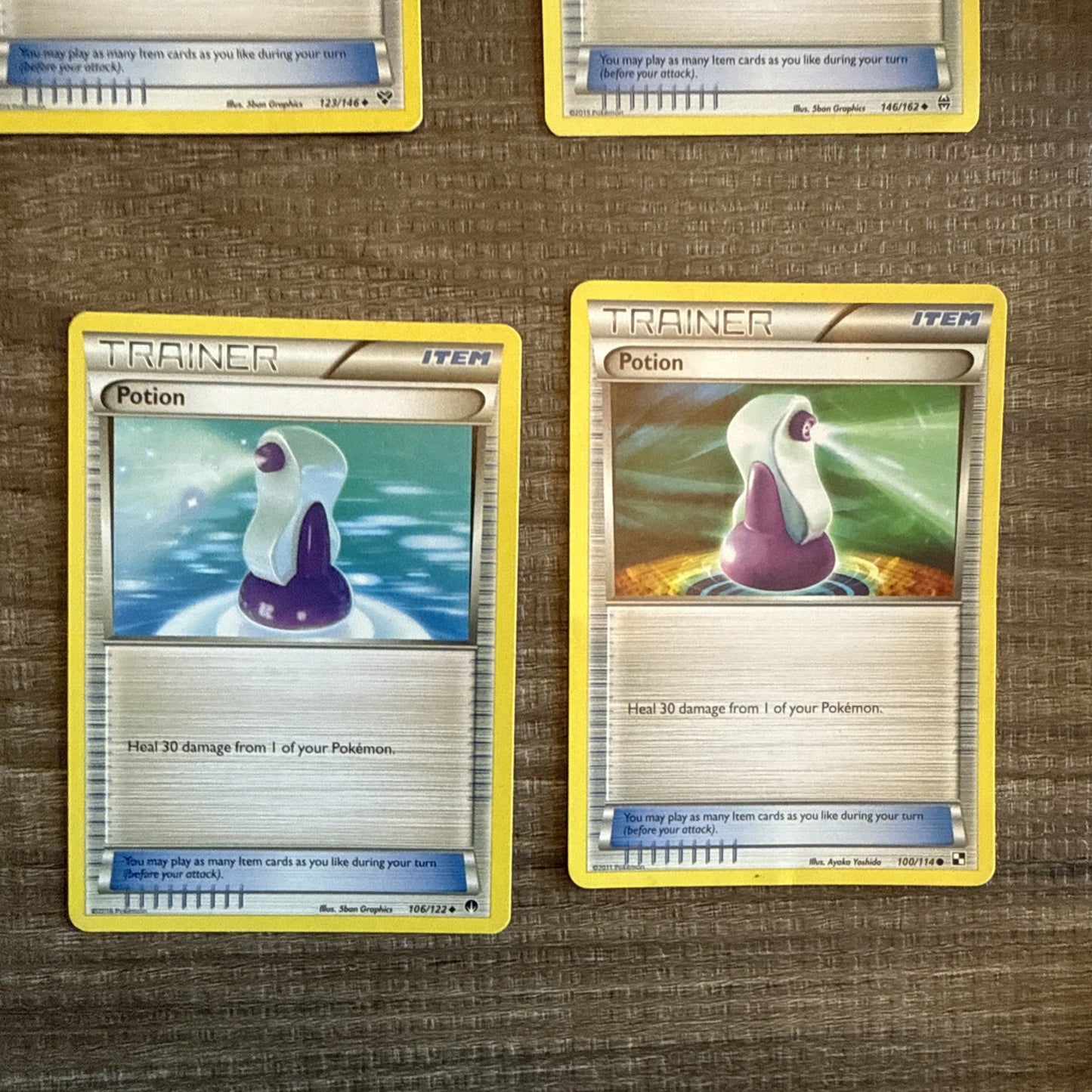 Pokemon TCG 150 Cards Lot - All Trainers And Energy Cards