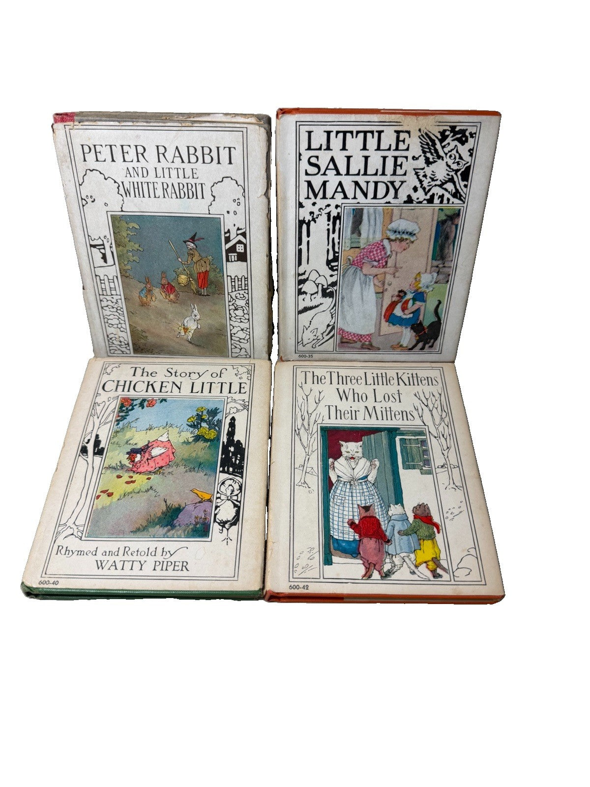 Vintage 1923 Watty Piper Altemus Childrens Books Lot Chicken Little Peter Rabbit