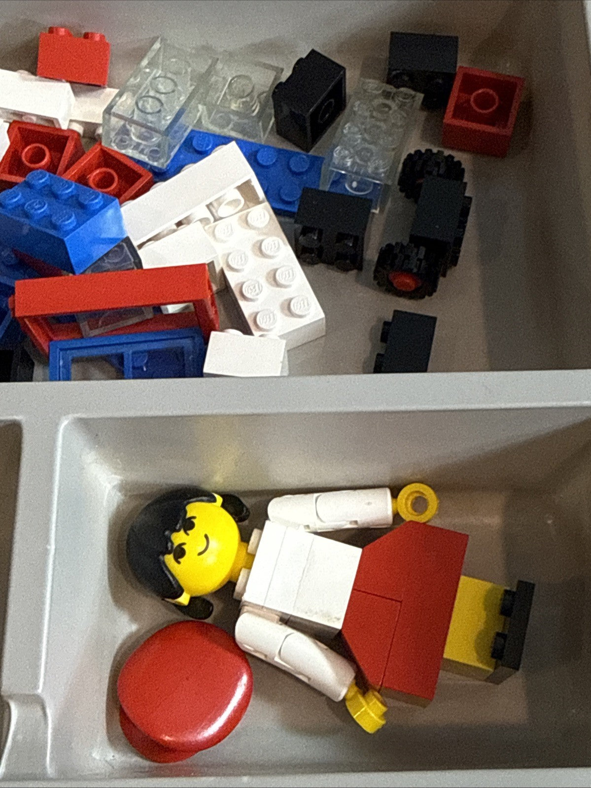 Vintage 1976 LEGO Universal Building Set 111 Original Box Tray Incomplete 45 Pc