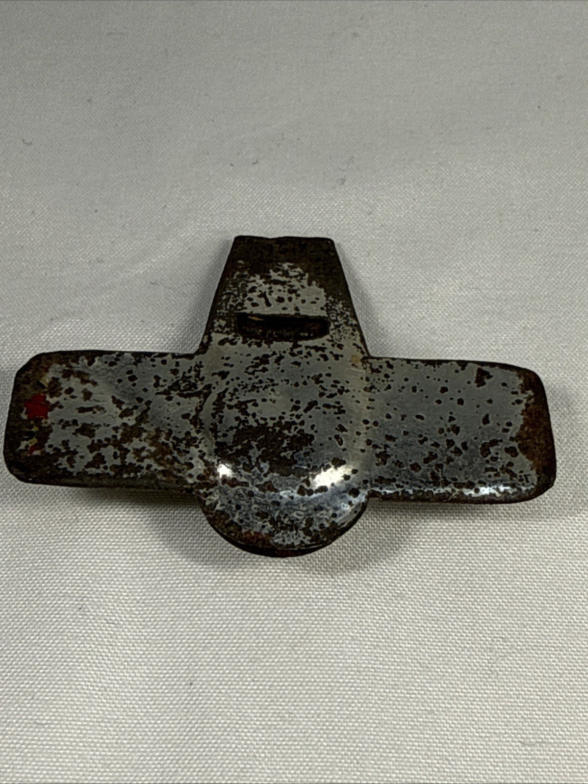 Antique Tin Litho WWII Toy Airplane Whistle 2 Inch