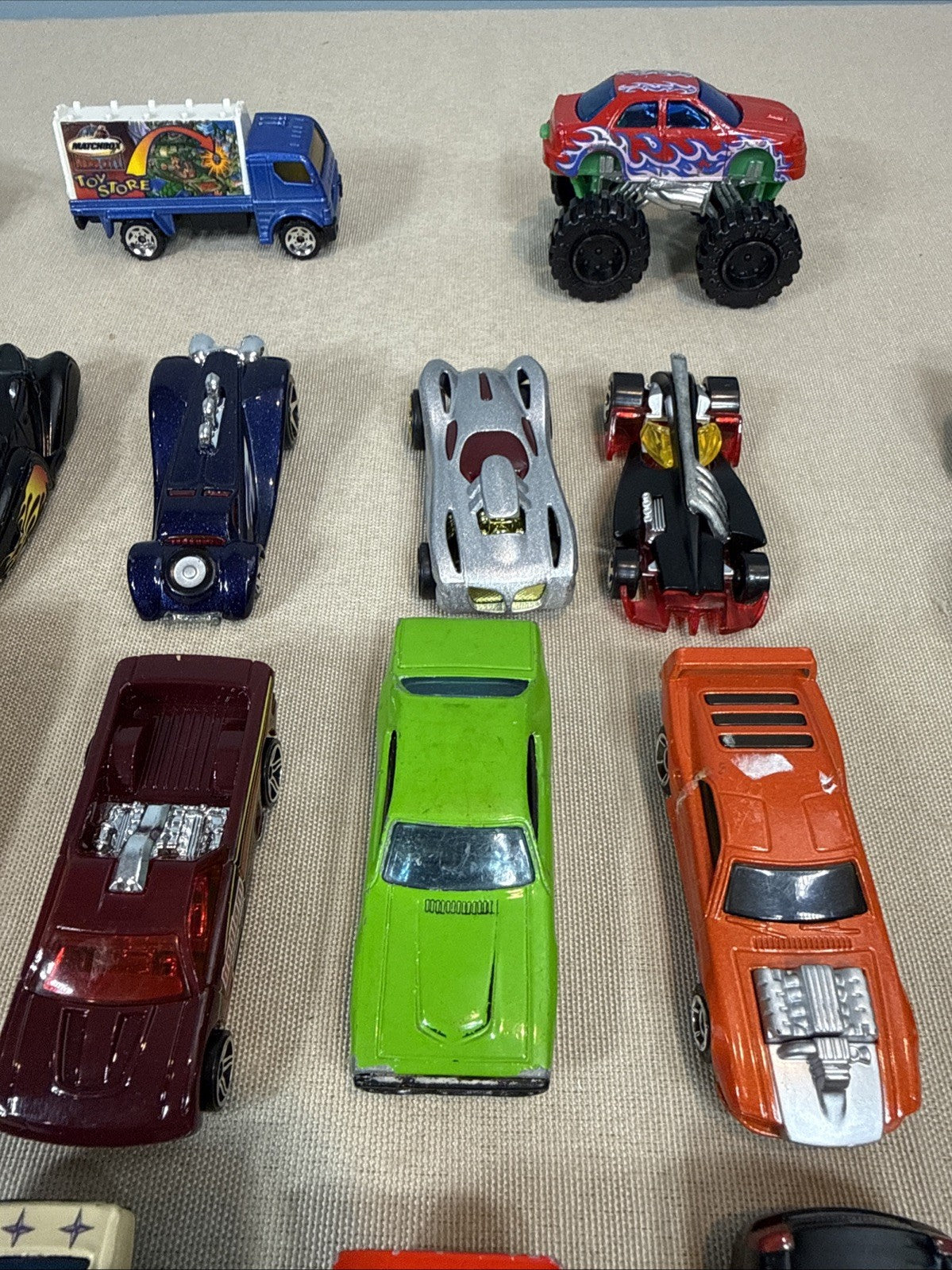 Vintage 1998 Hot Wheels 48 Car Blue Collector Case with 43 Diecast Cars 2000s
