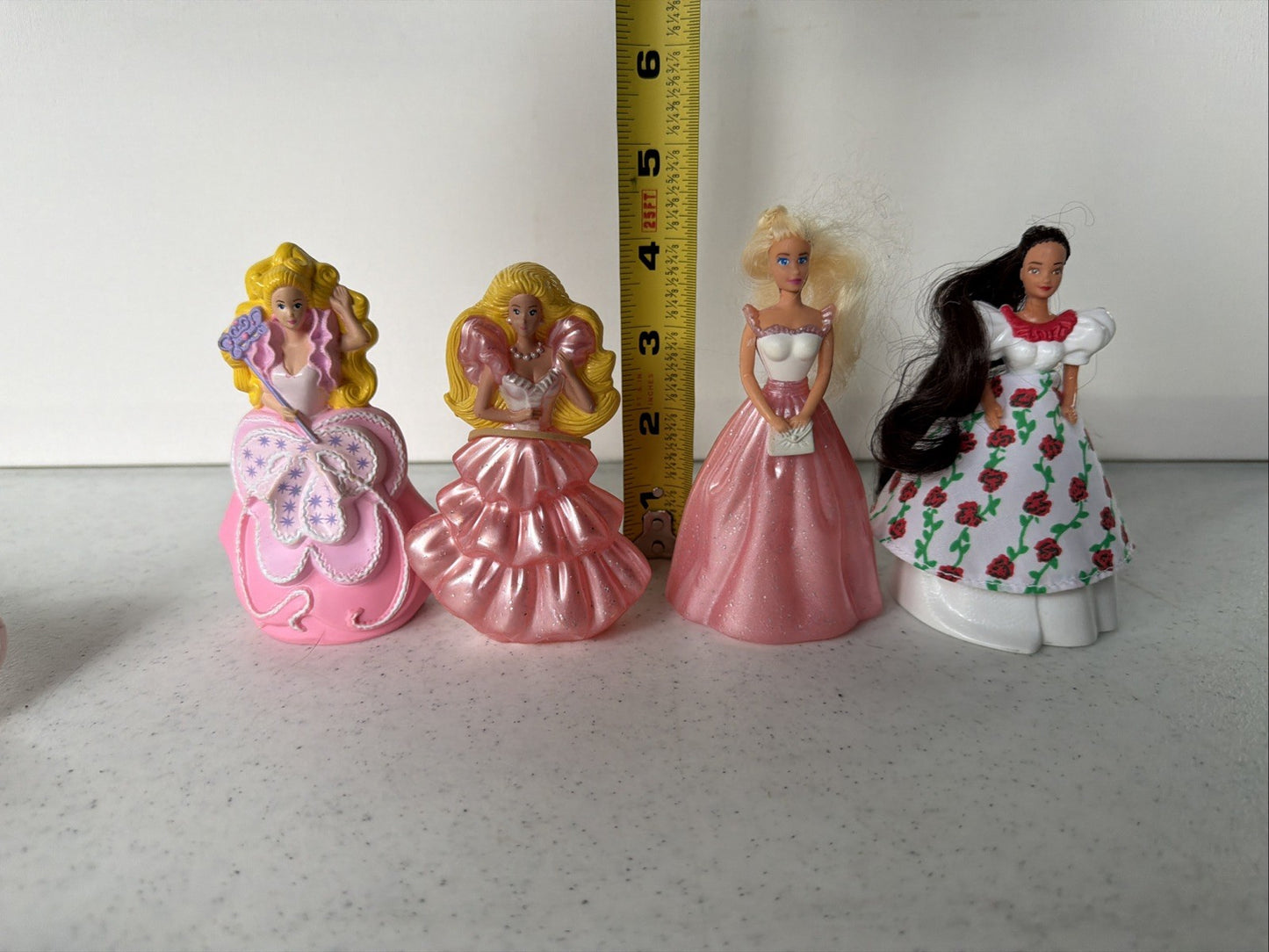 Vintage 1990s McDonald's Barbie Happy Meal Figures Secret Hearts Midge 12pc Lot