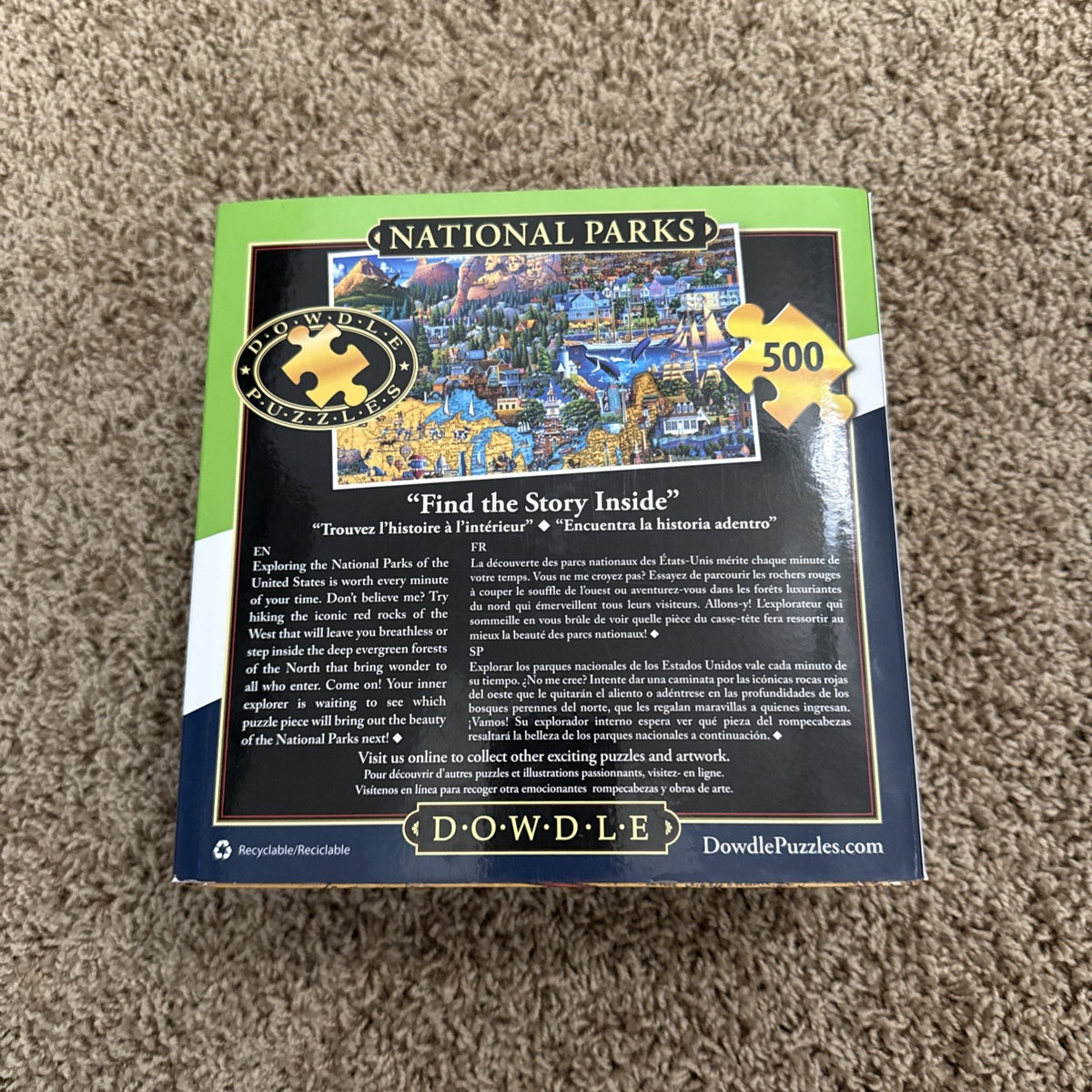 Dowdle Puzzle Lot 2 National Parks Sydney Opera House 500 Piece Complete Jigsaw