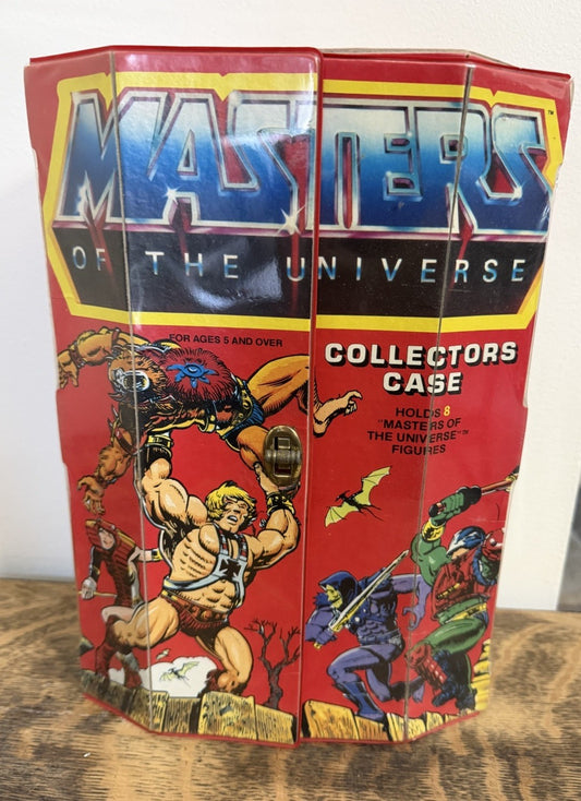Vintage 1980s Masters of the Universe Mattel Collectors Case Holds 8 MOTU Figure