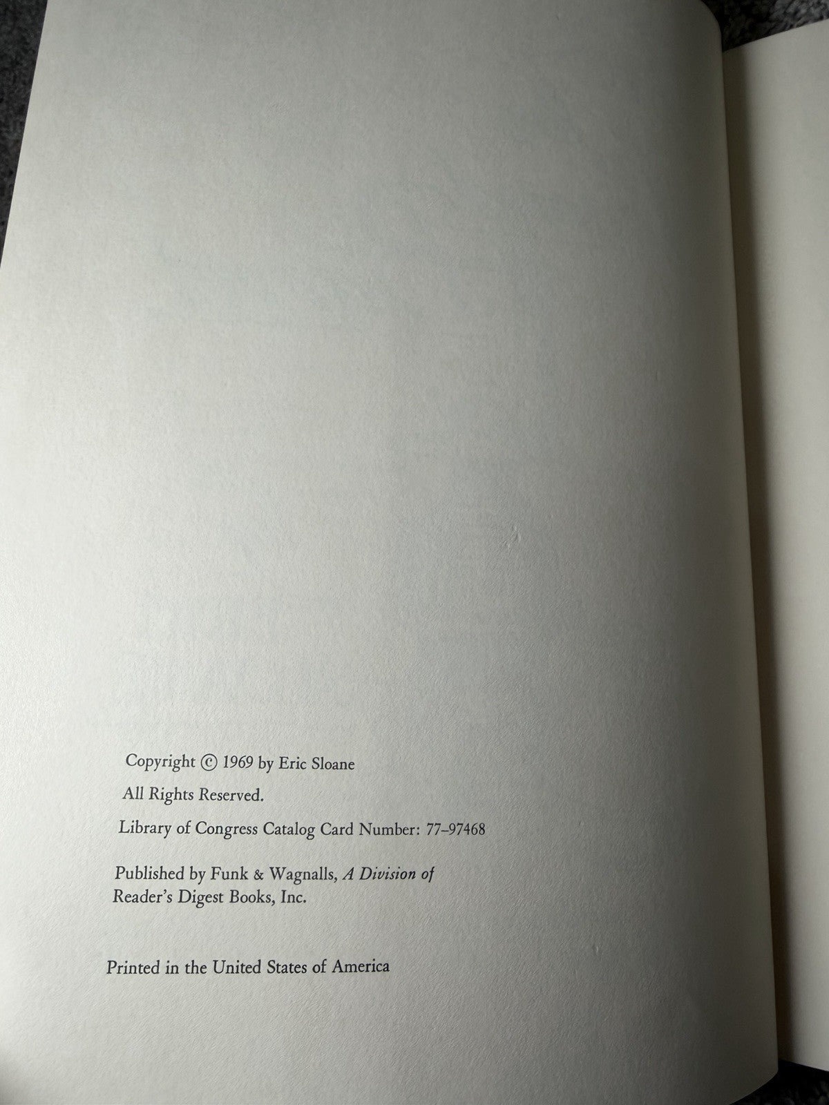 Vintage Eric Sloane The Second Barrel 1969 First Edition HC DJ Great Drawings